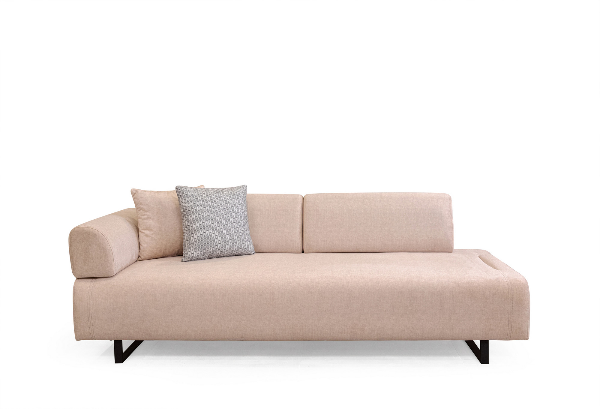 Infinity 3-Sitzer Sofa mit Beistelltisch Beige
