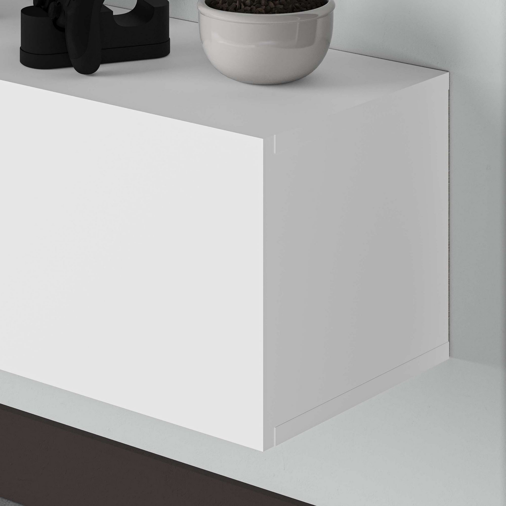 Francy Lowboard Wood Veneer White