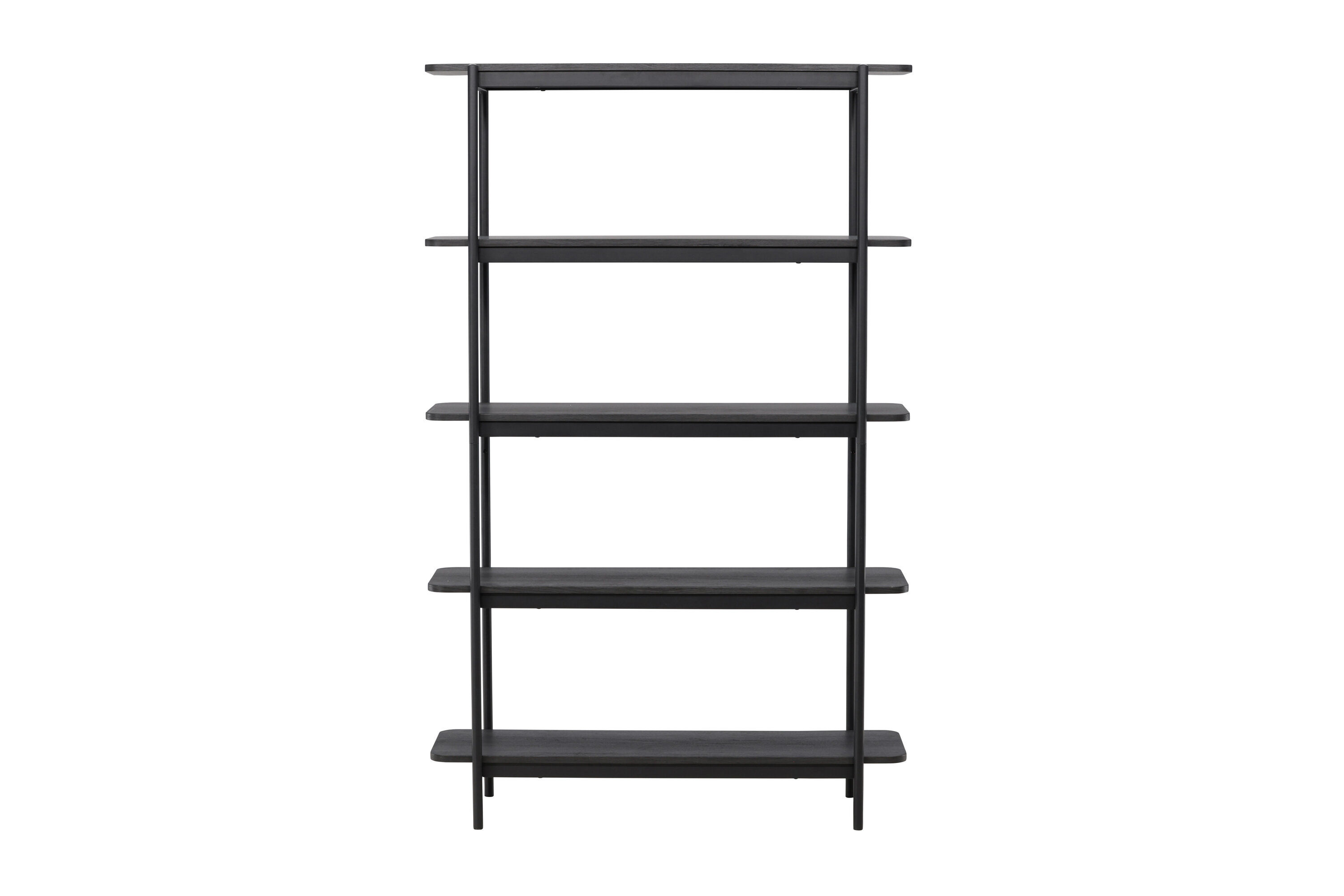 Home Shelf Wood Black