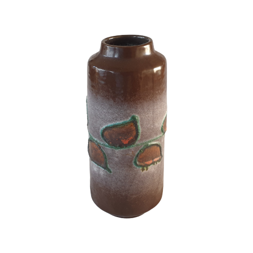 Vintage Vase Keramik Braun