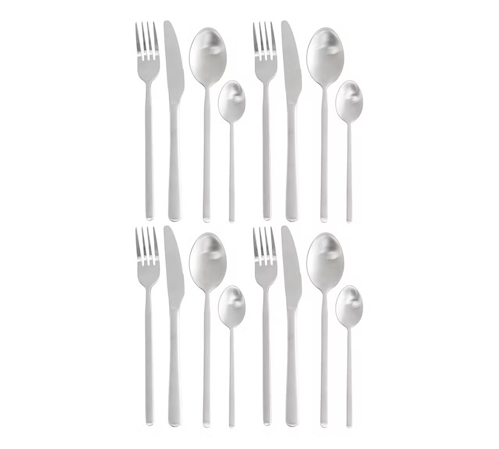 Gloria Besteck-Set 16-teilig Edelstahl Silber