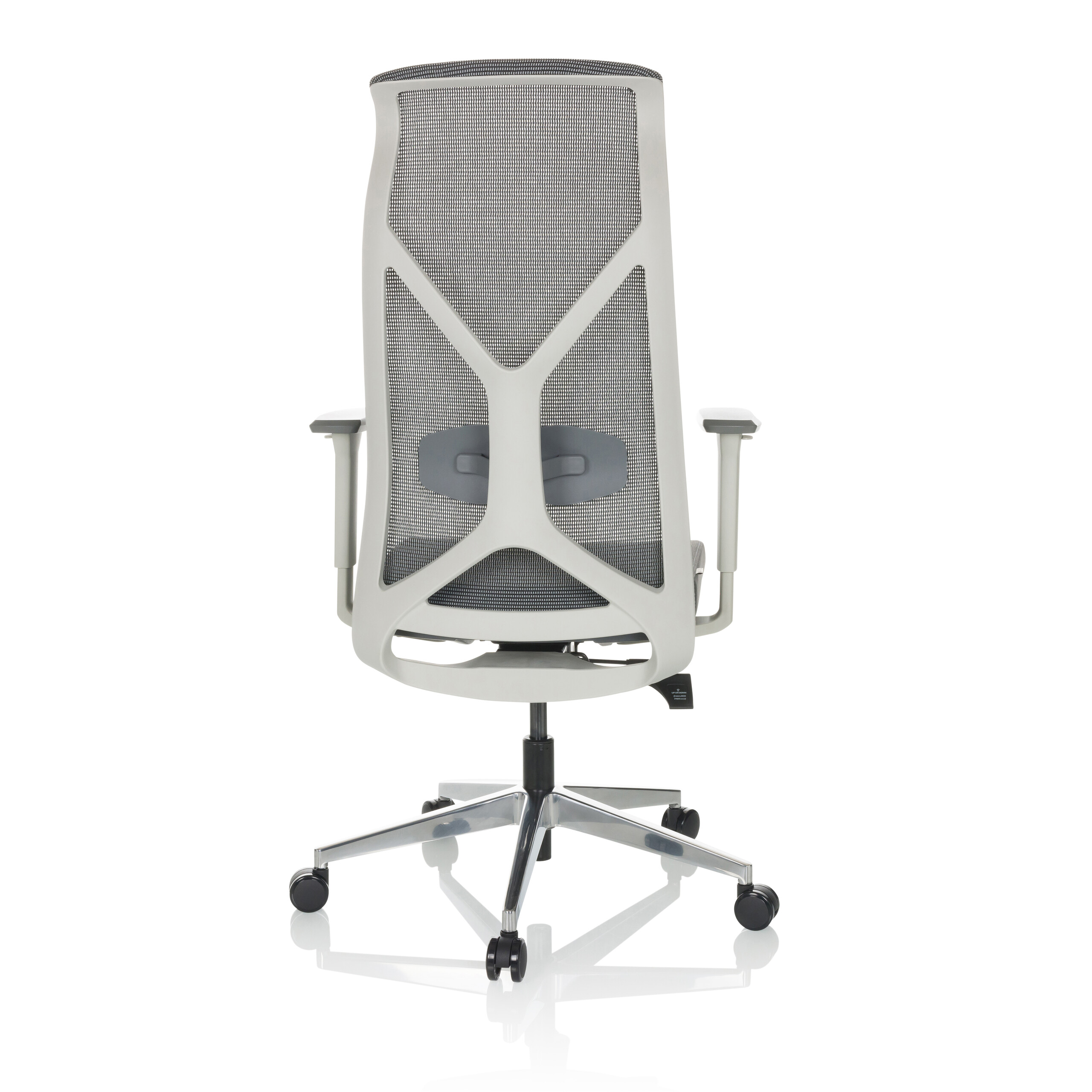 AZURRO WEISS Bürostuhl Netzstoff Grau