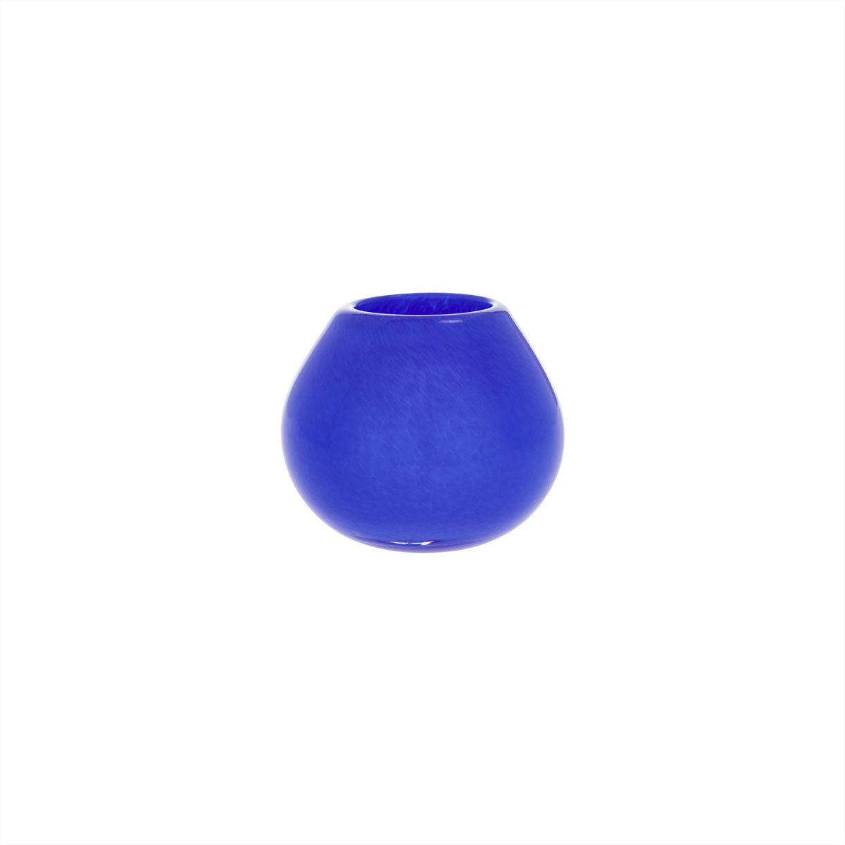 Kojo Hurricane Vase Glas Blau