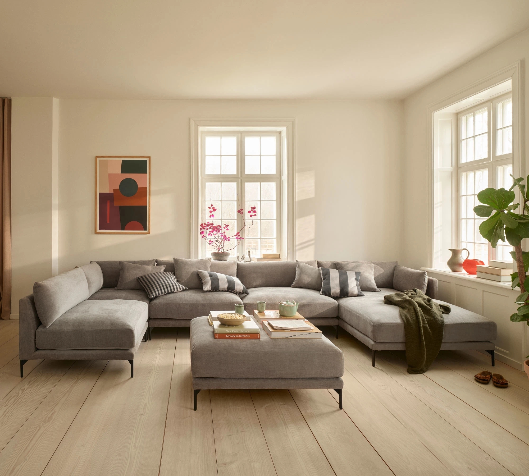 Vincent 1-Sitzer Modul Links Planet Grey Green