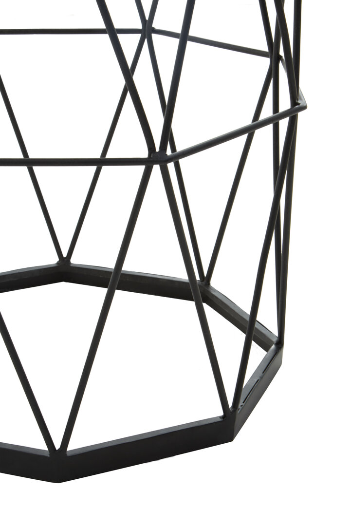 Shalimar Round Side Table Metal Marble