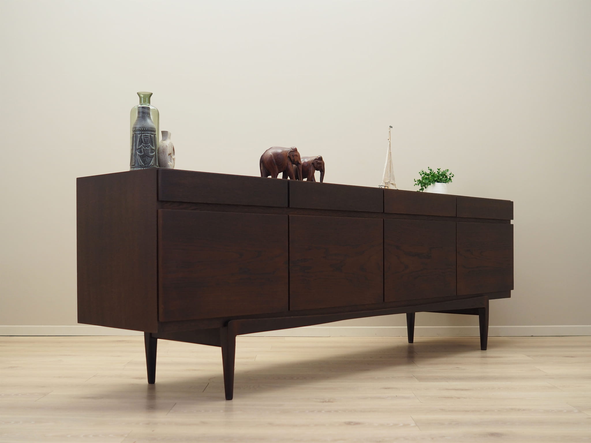 Sideboard Wood Brown 1970s
