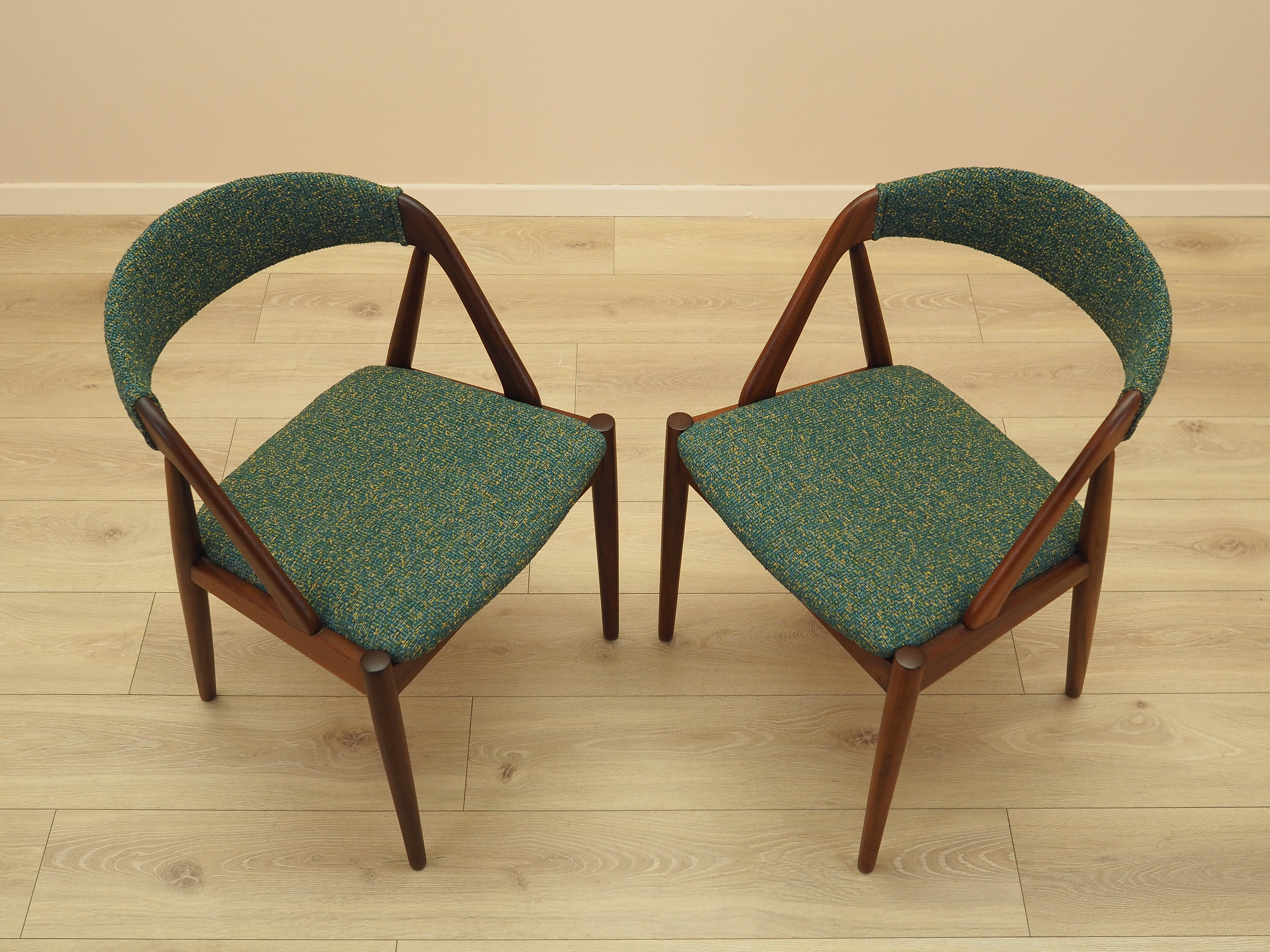 Chairs 2x Teak Green
