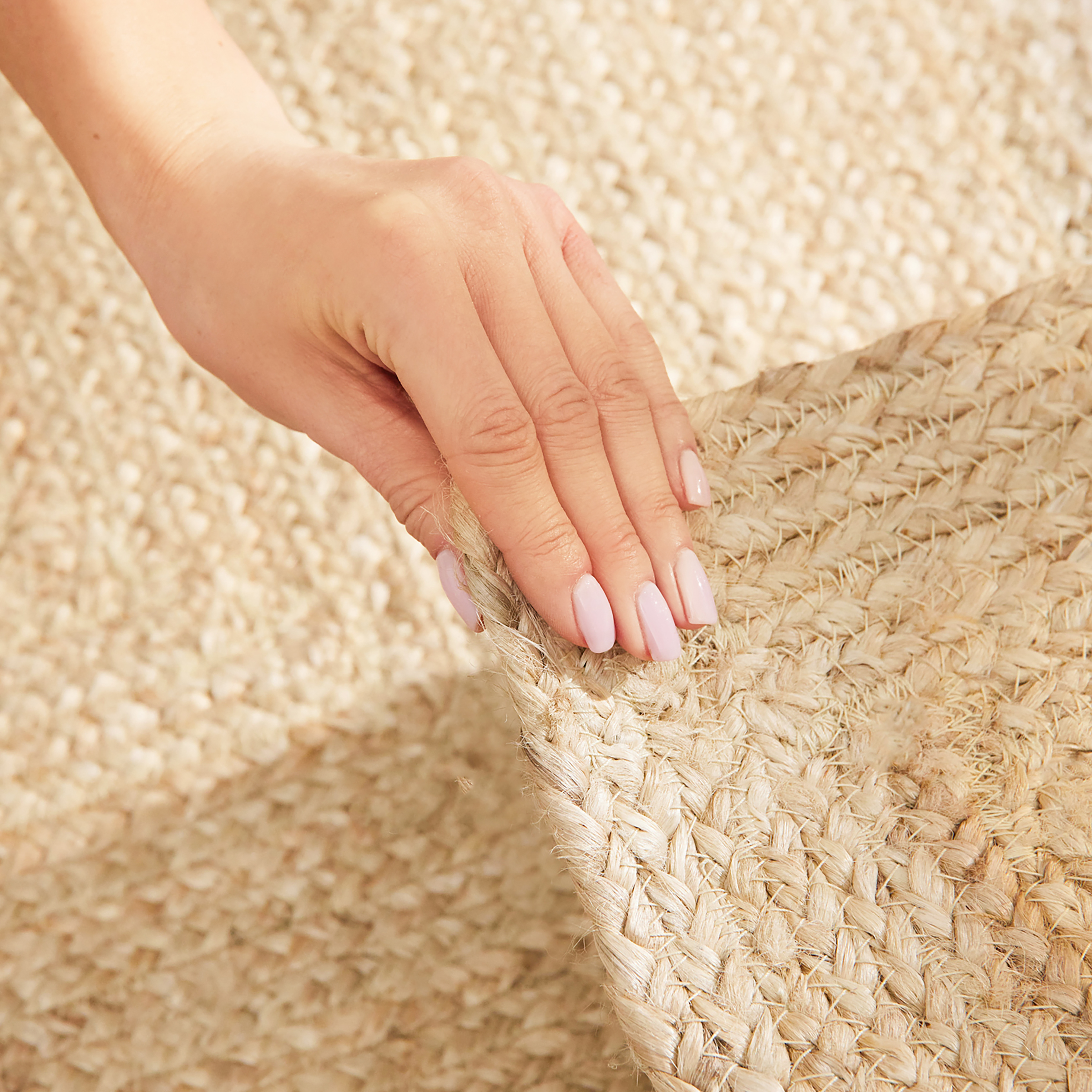 Sharmila Teppich Jute Beige 60 x 90 cm