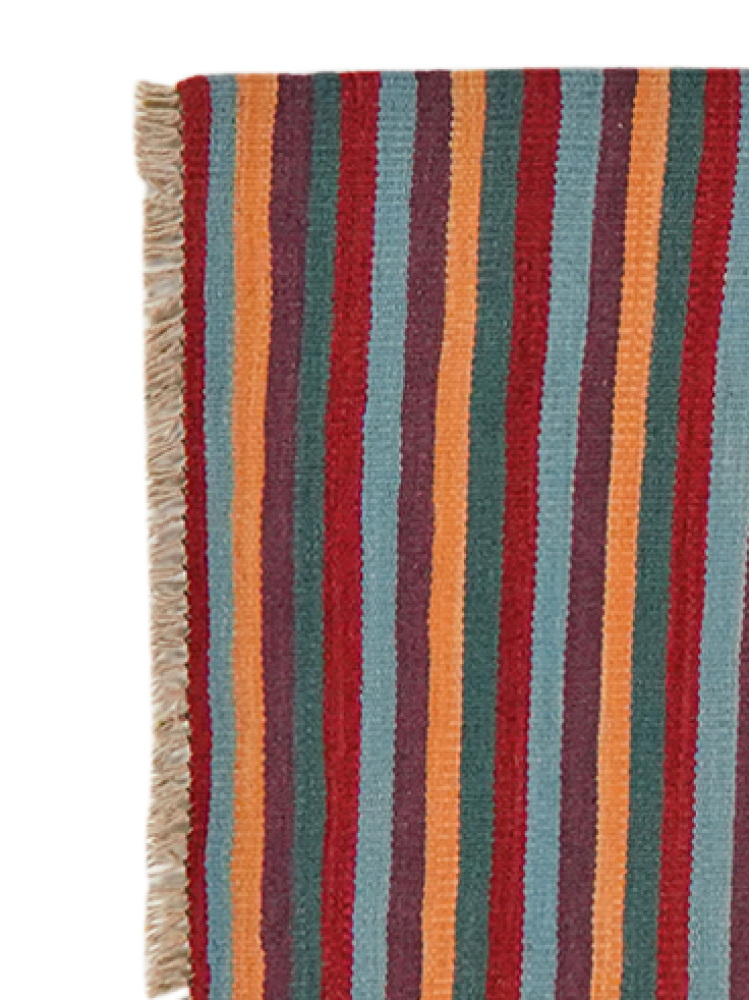 Kelim Gashgai Rug Wool Multicolored