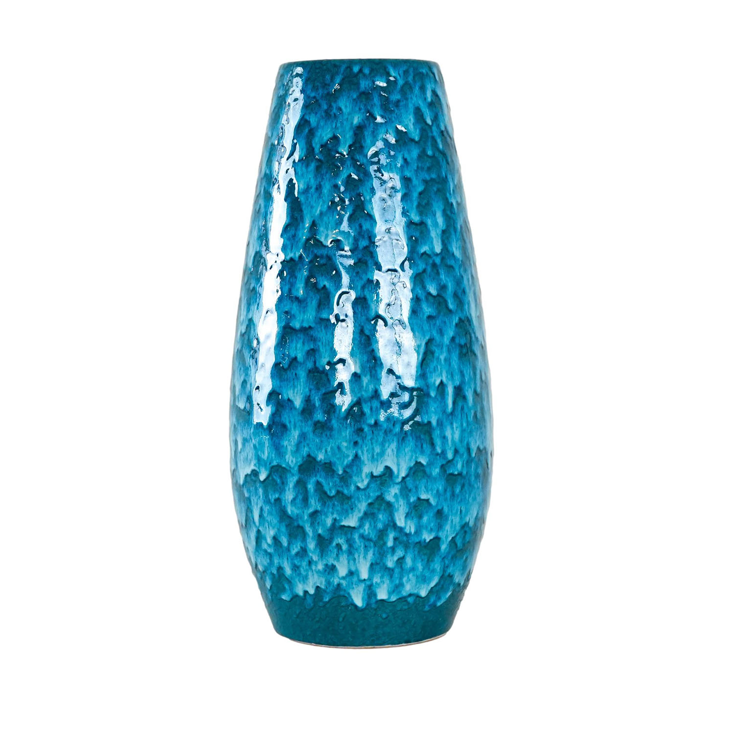 Vaso in ceramica blu