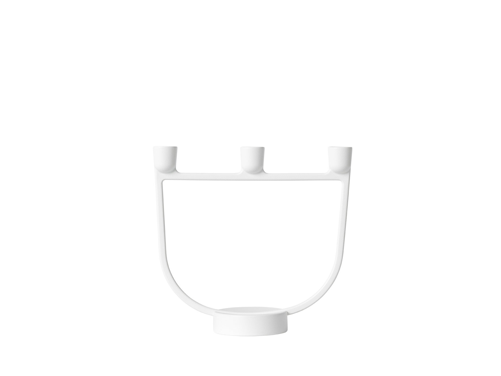 Open Kerzenleuchter Weiß