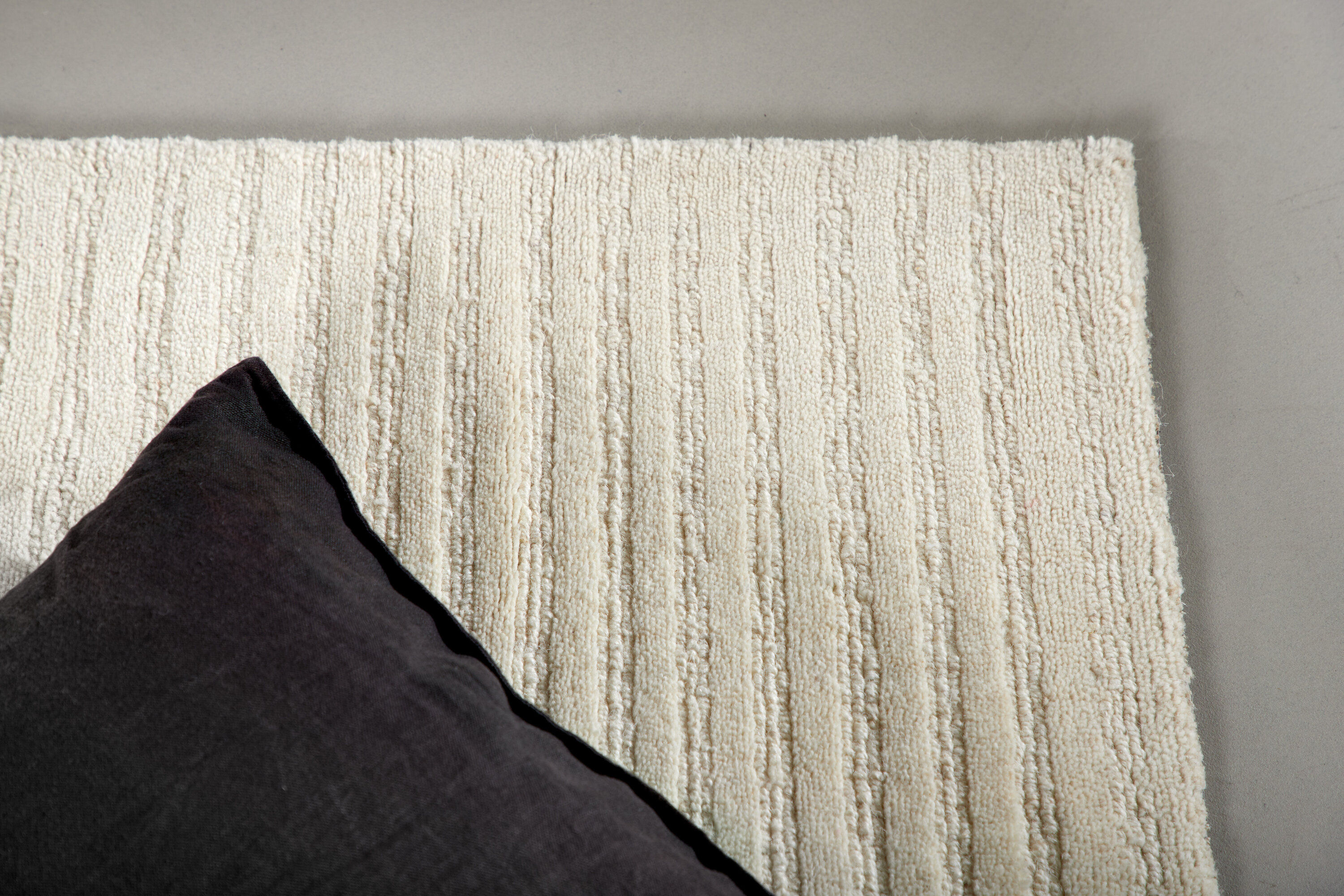 Milton Teppich Rechteckig Wolle Baumwolle 70x200cm Weiß