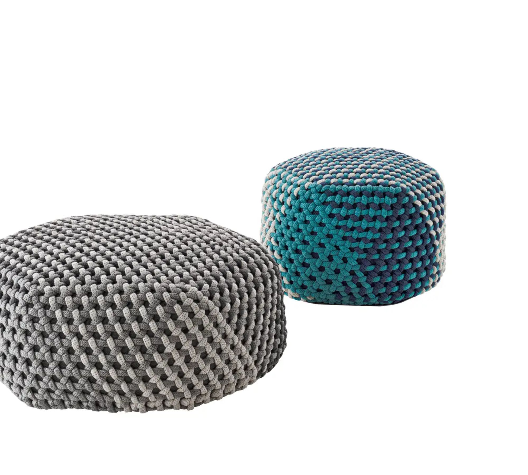 Tramae Outdoor Ottoman Blau