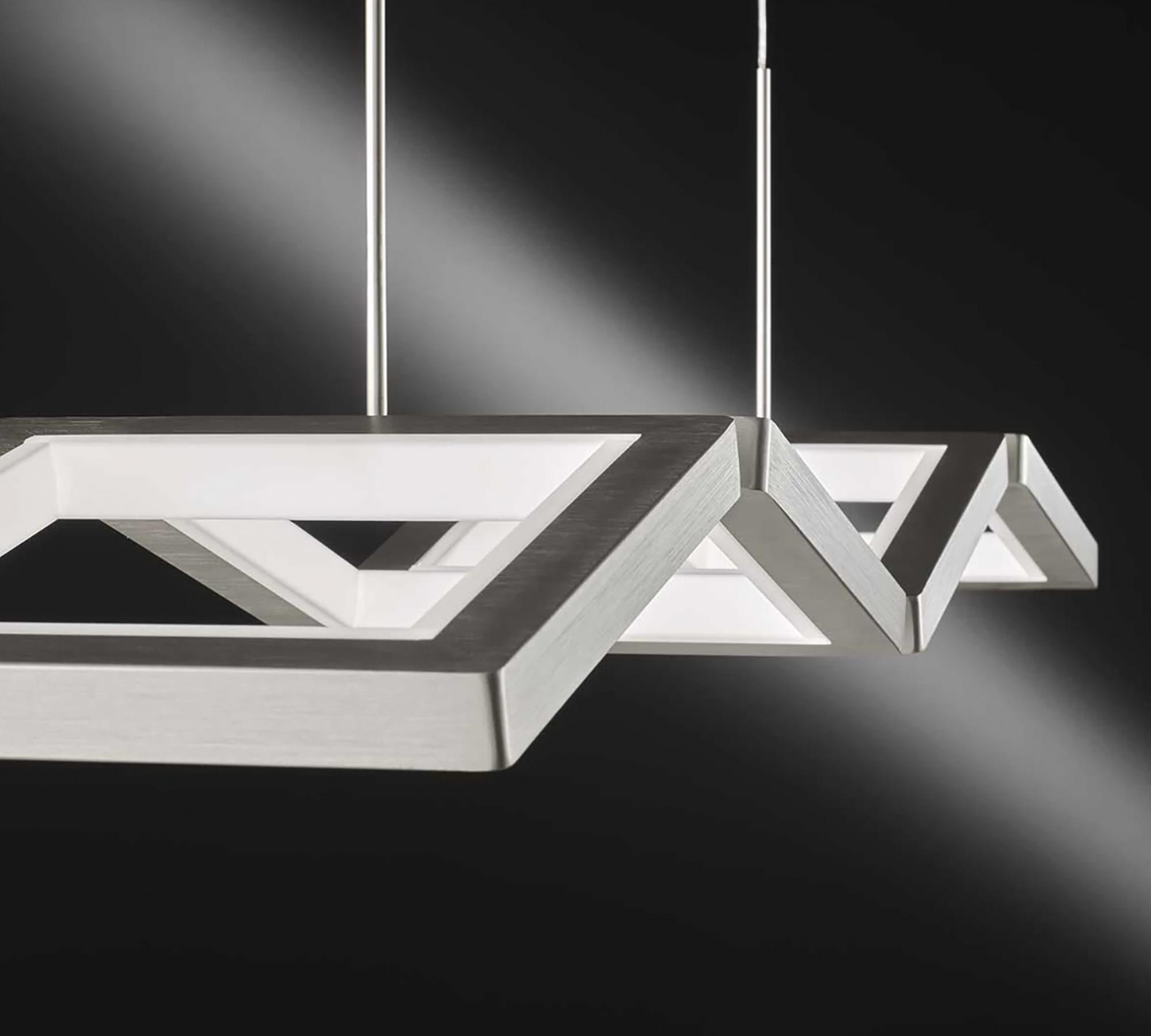 LED-Pendelleuchte Design Kubisch
