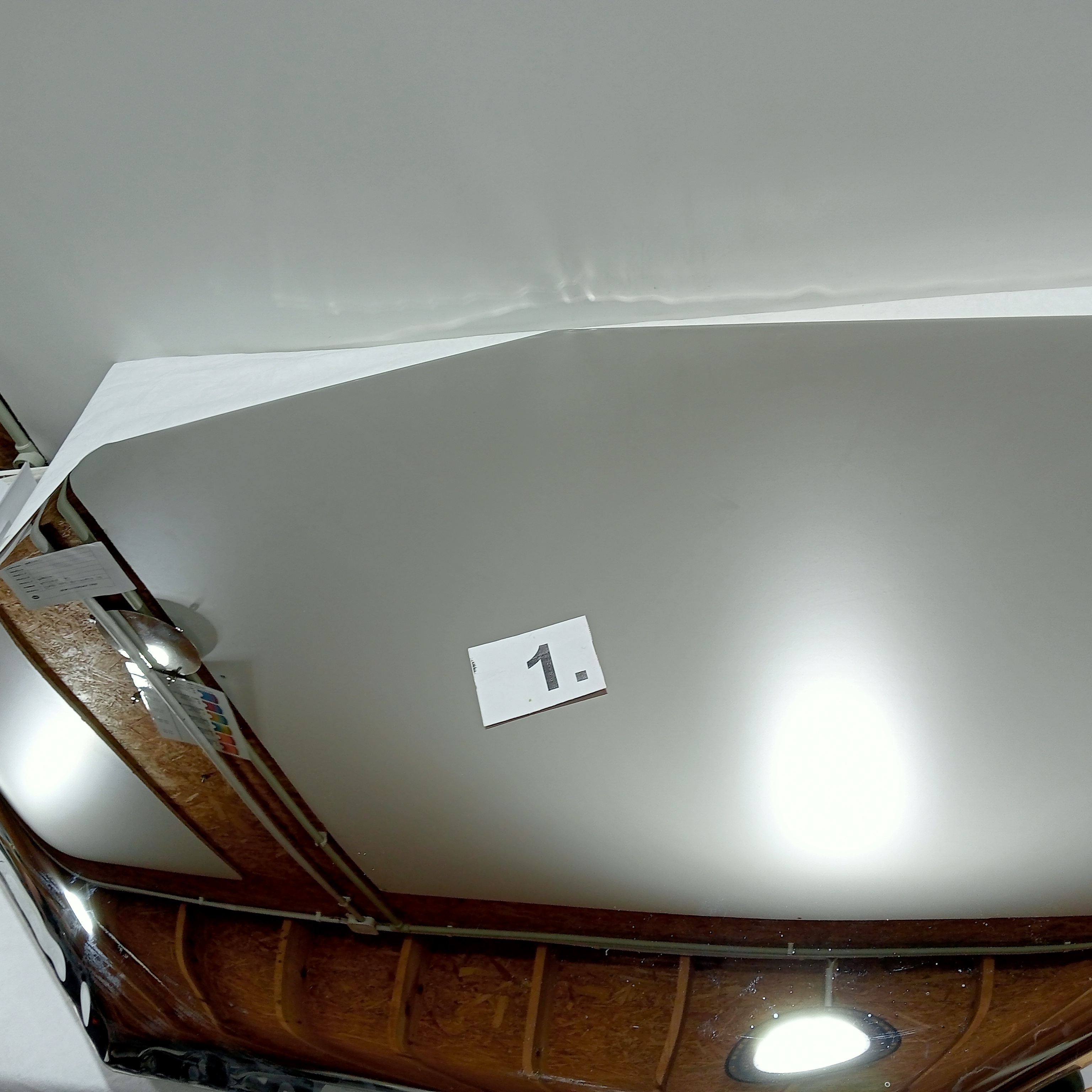 Table Mirror C2 Stainless Steel Inox Polished Silver