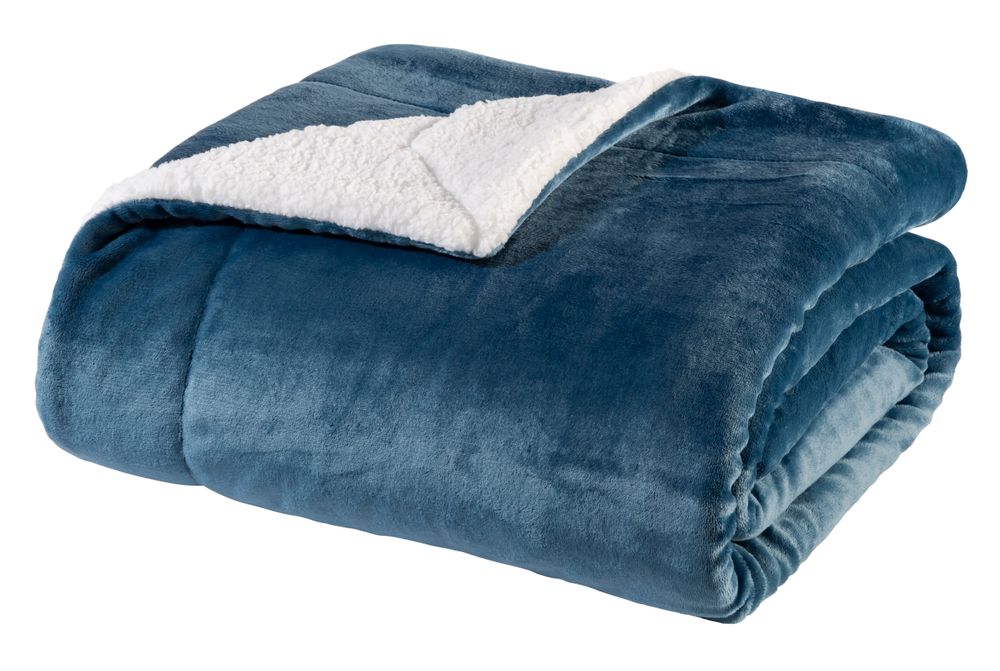 Wohndecke Sherpa Petrol