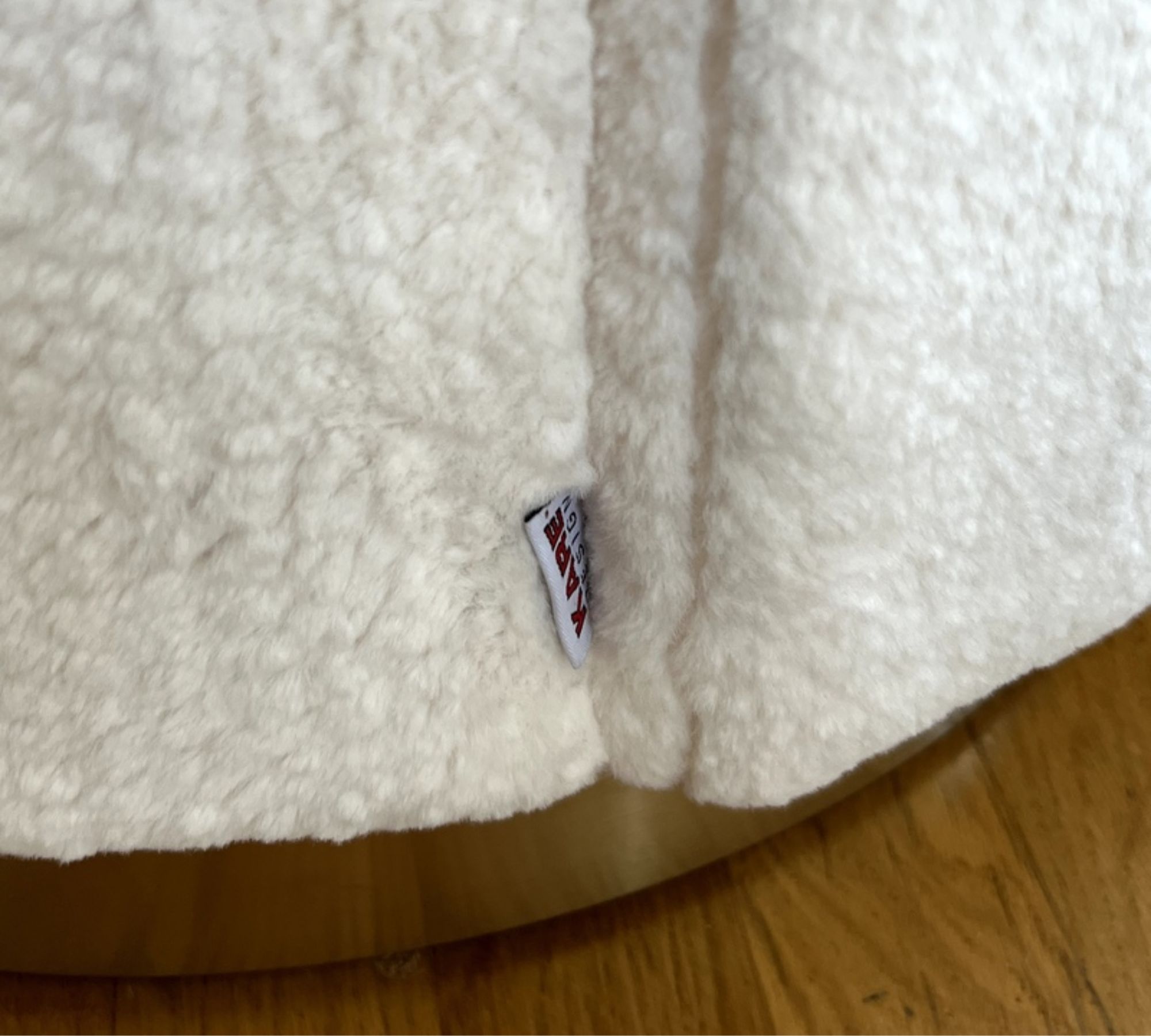 2x Armchair Fabric Metal Cream