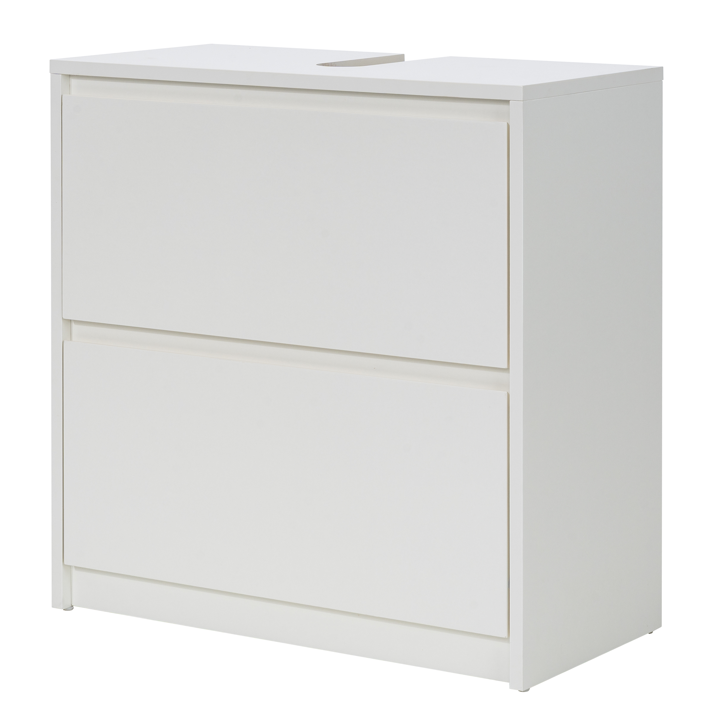 Gergov Waschbeckenunterschrank Weiß