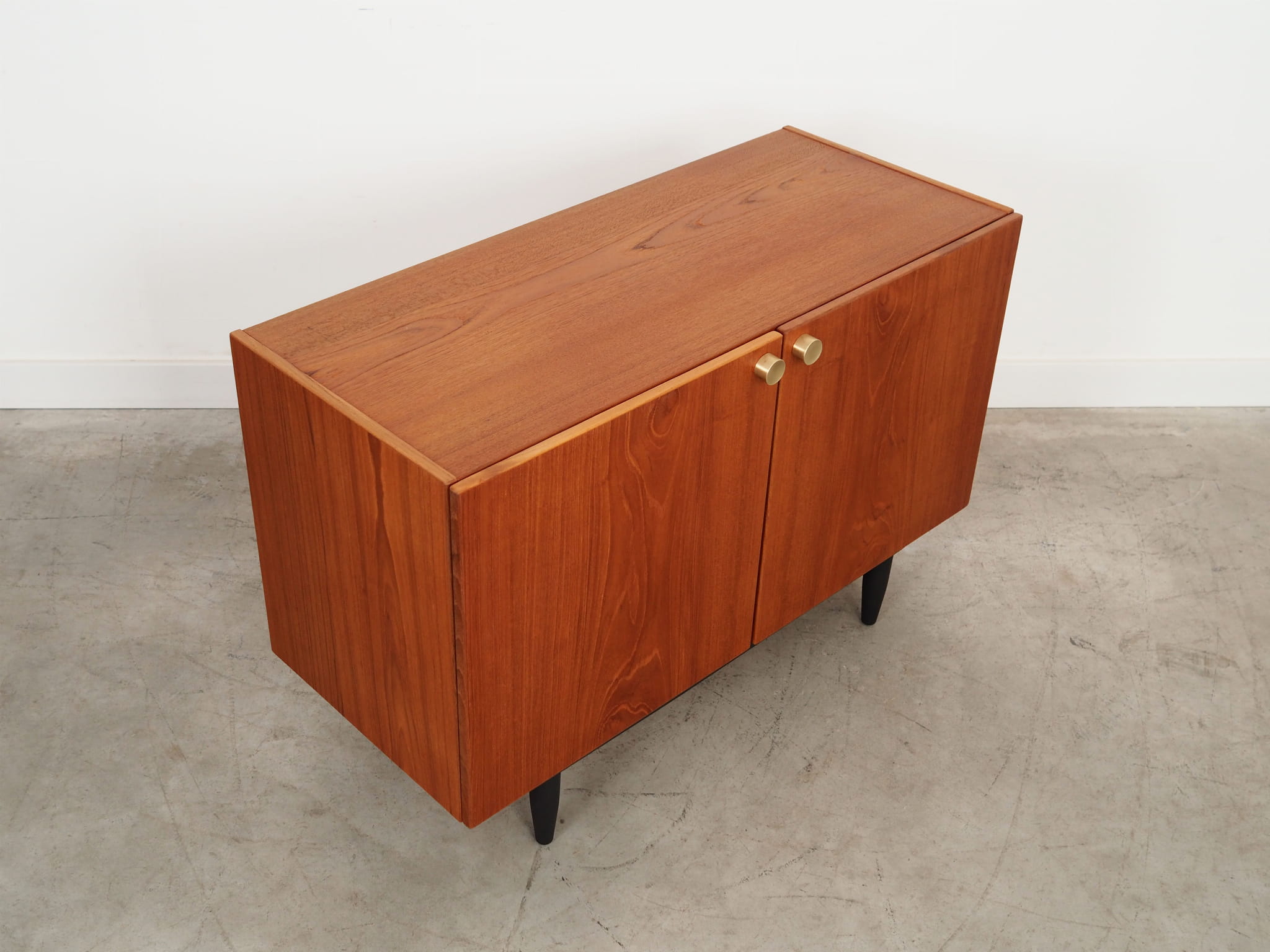 Vintage Schrank Teakholz Braun 1970er Jahre