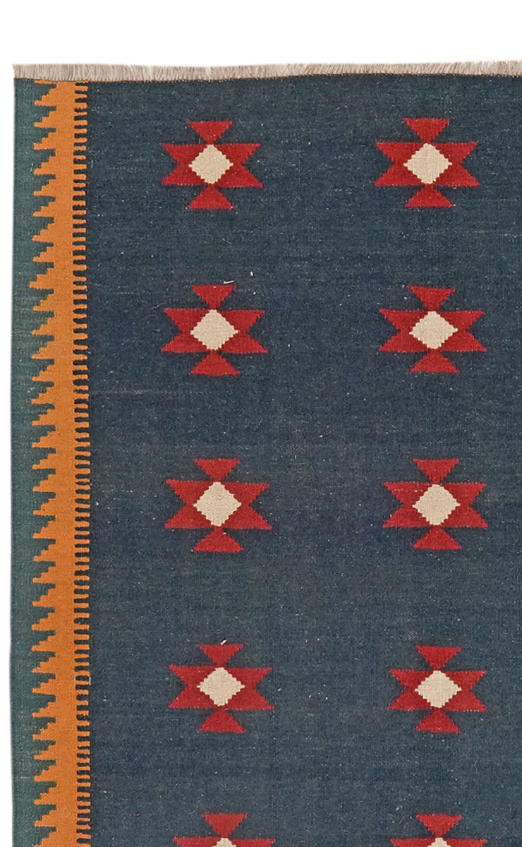 Kilim Gashgai Teppich Mehrfarbig