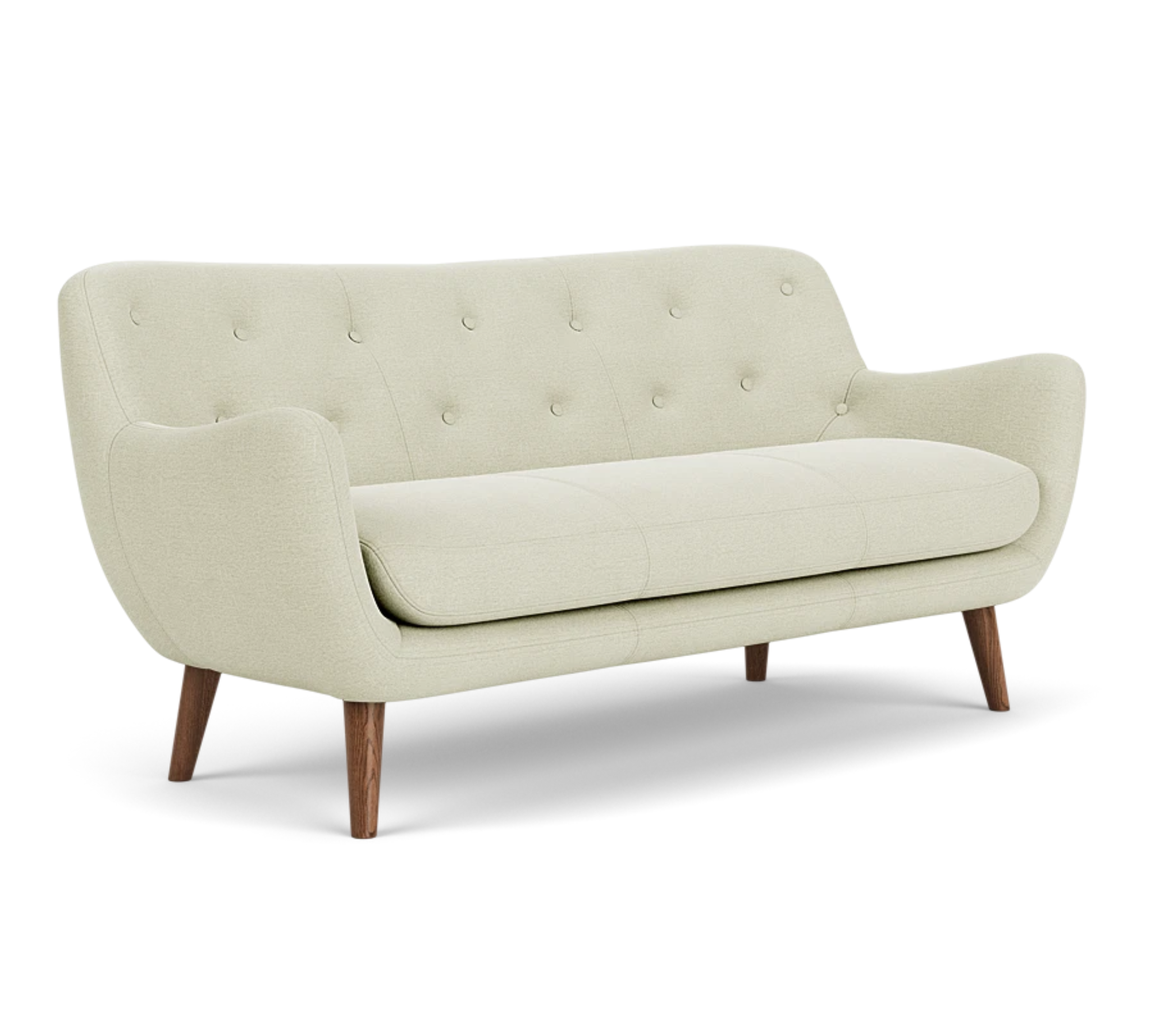 Herman Sofa 3-Sitzer Fabio Grey Green