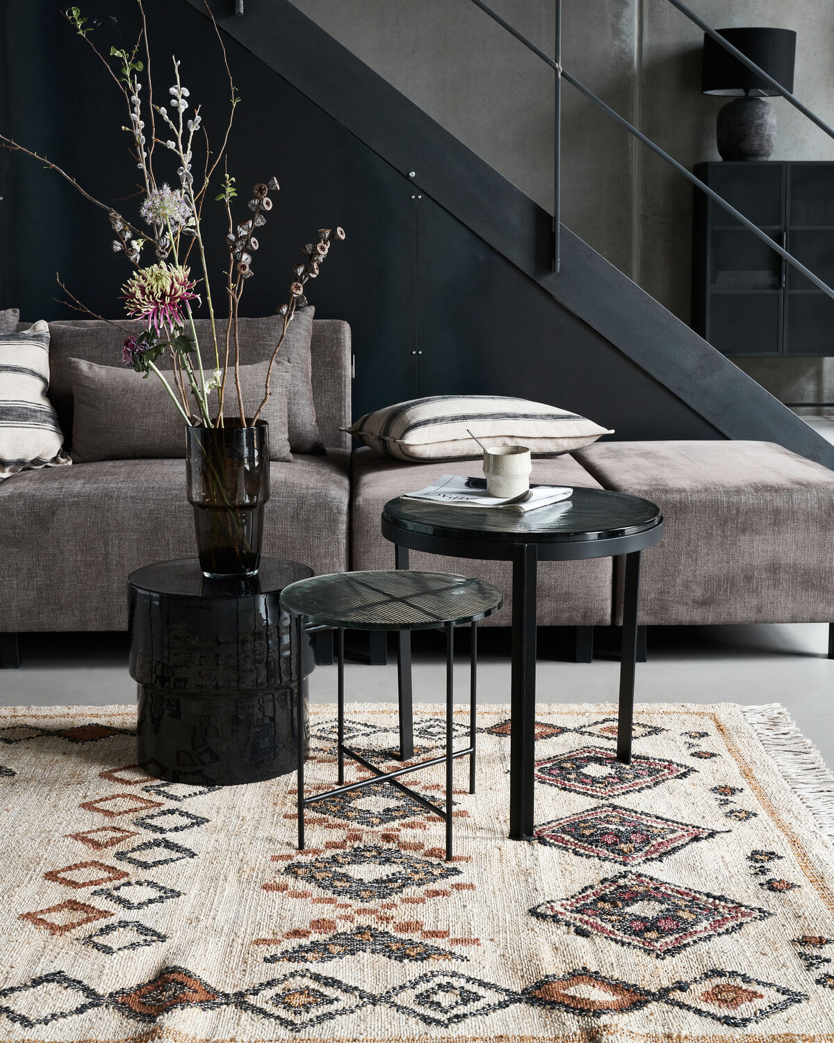 2x HDTamu Side Table Black