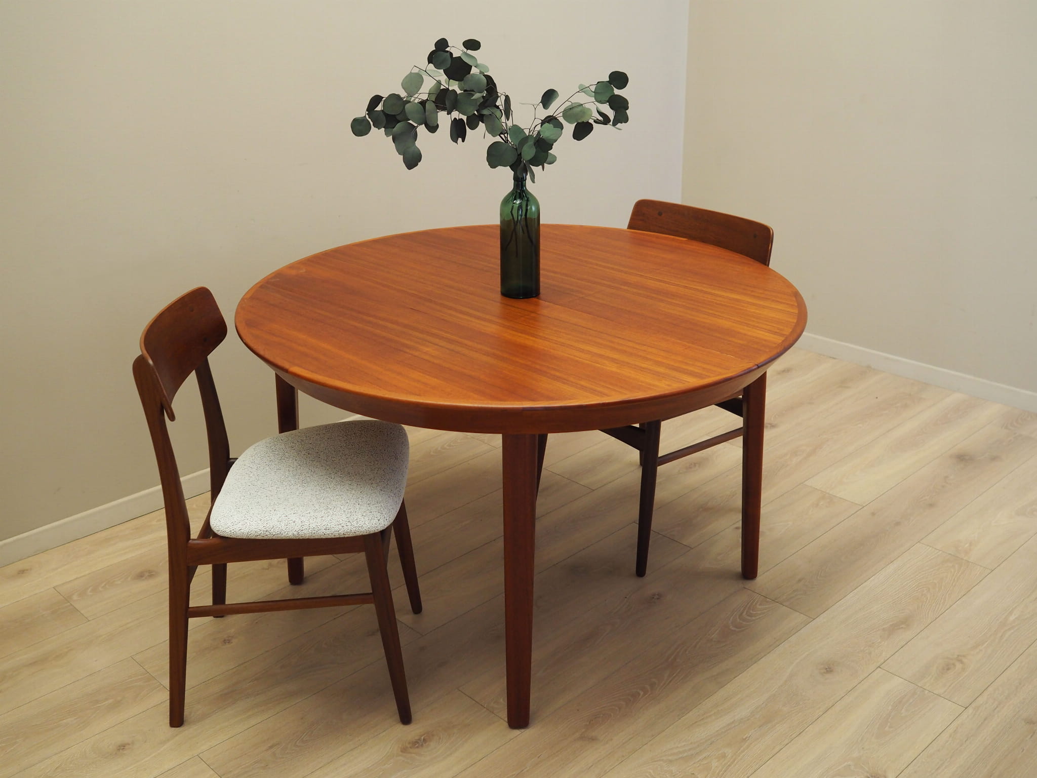 Dining table teak 1960s 122cm