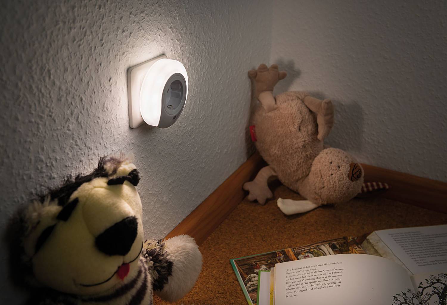 Nachtlicht Esby Rund Weiß