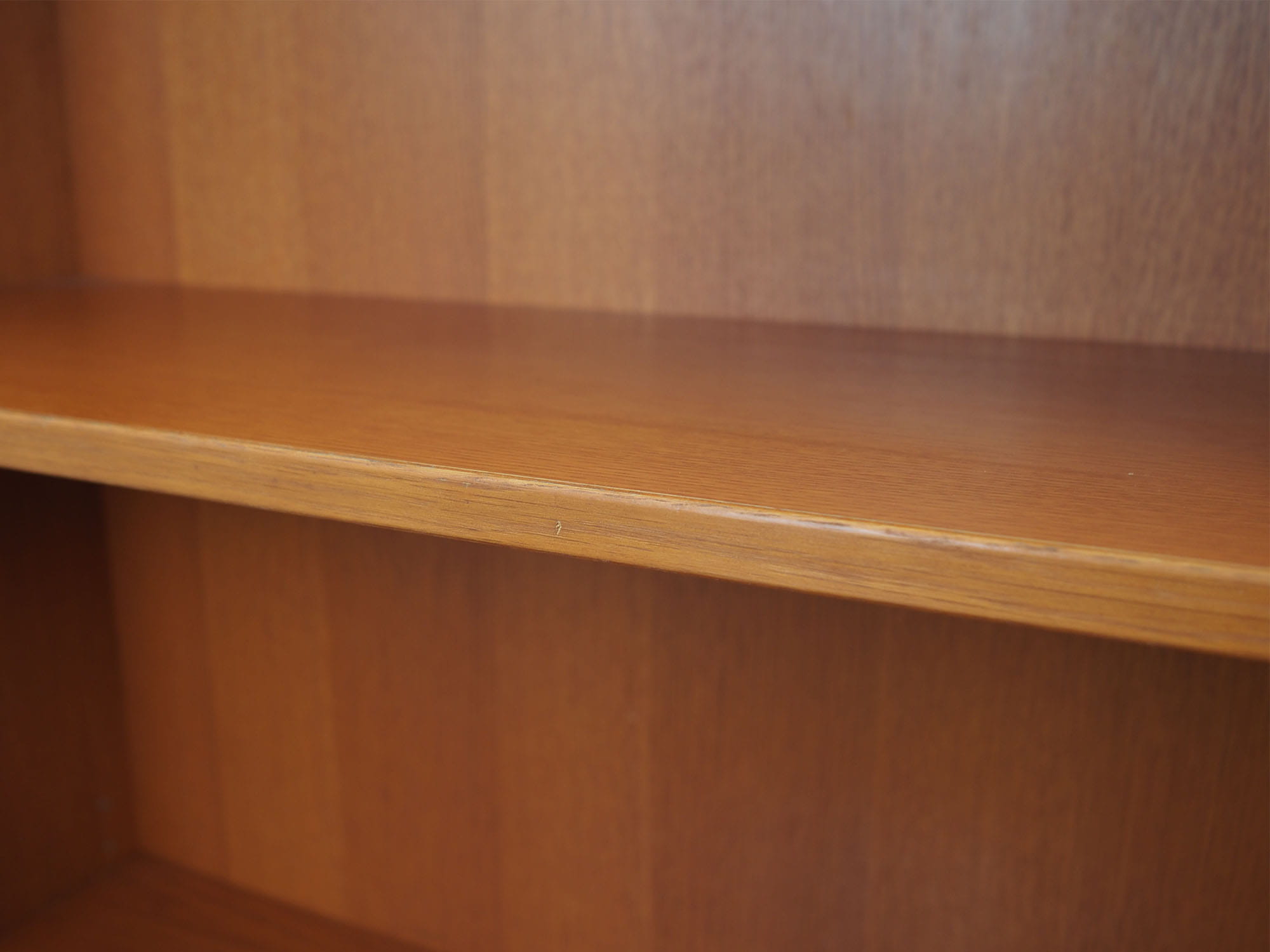 Vintage Bookshelf Wood Brown 1970s