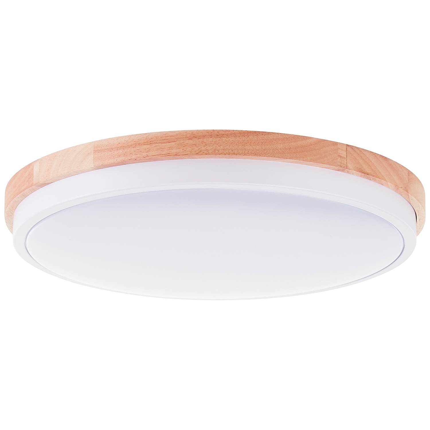 LED-Deckenleuchten Baarlo Typ B Gummibaum Massiv Eisen