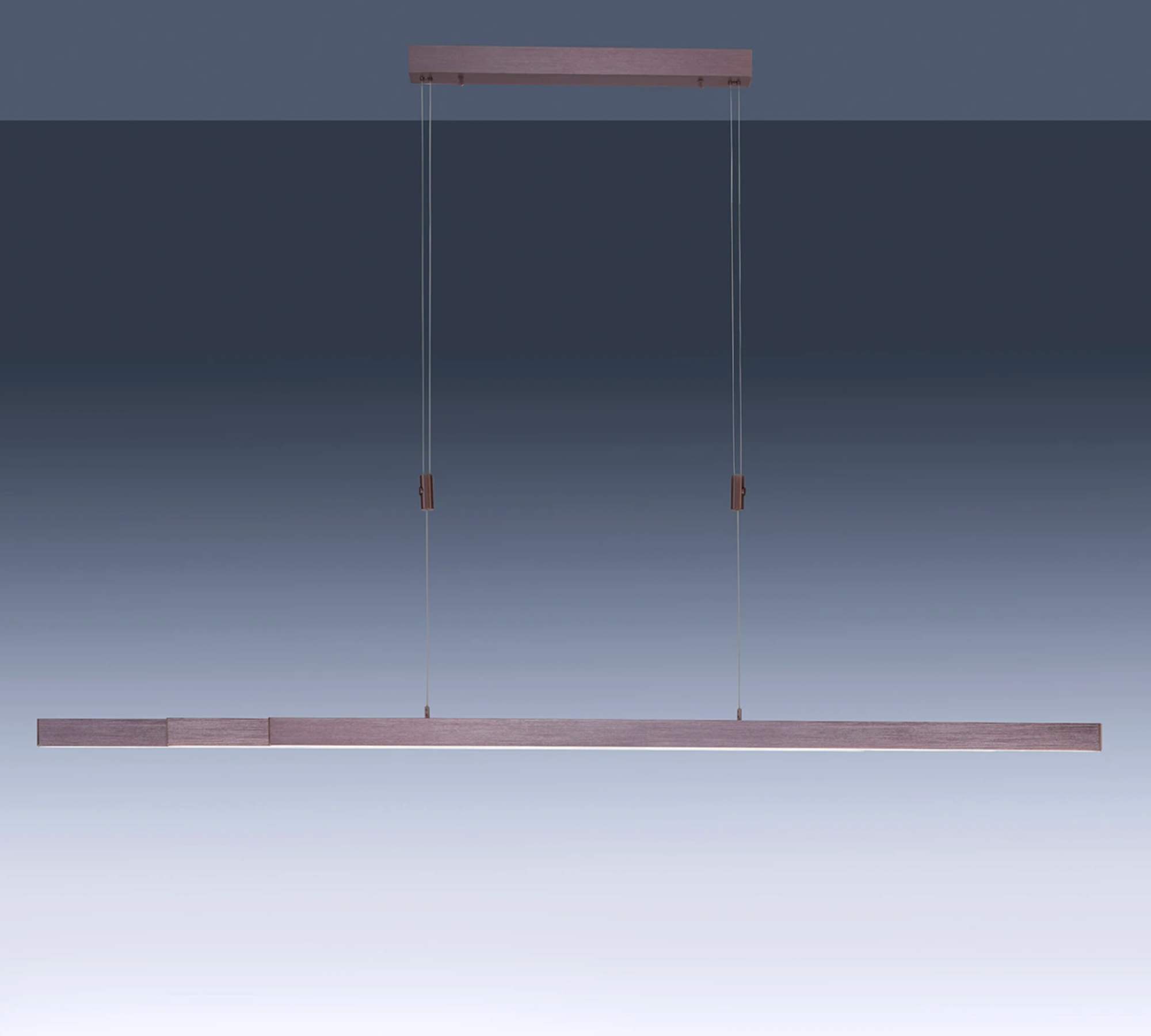 LED Pendelleuchte 3-flammig Aluminium
