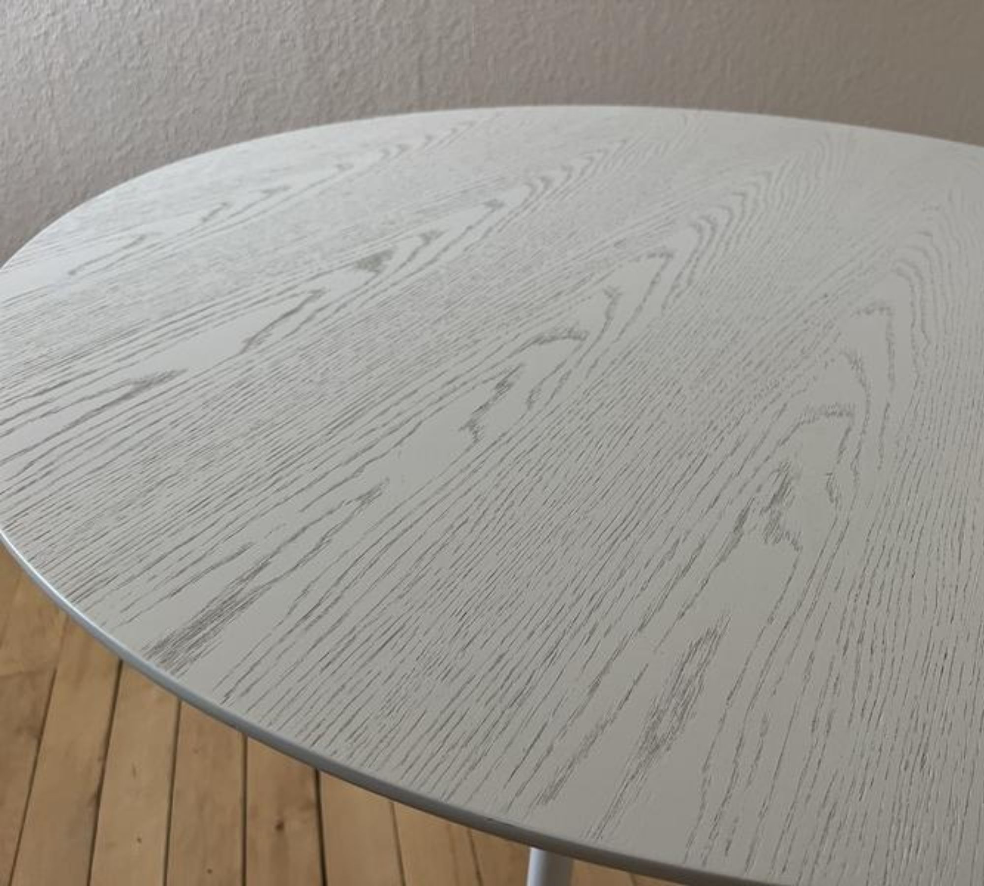 Tilt Table Klapptisch Holz Stahl Weiß