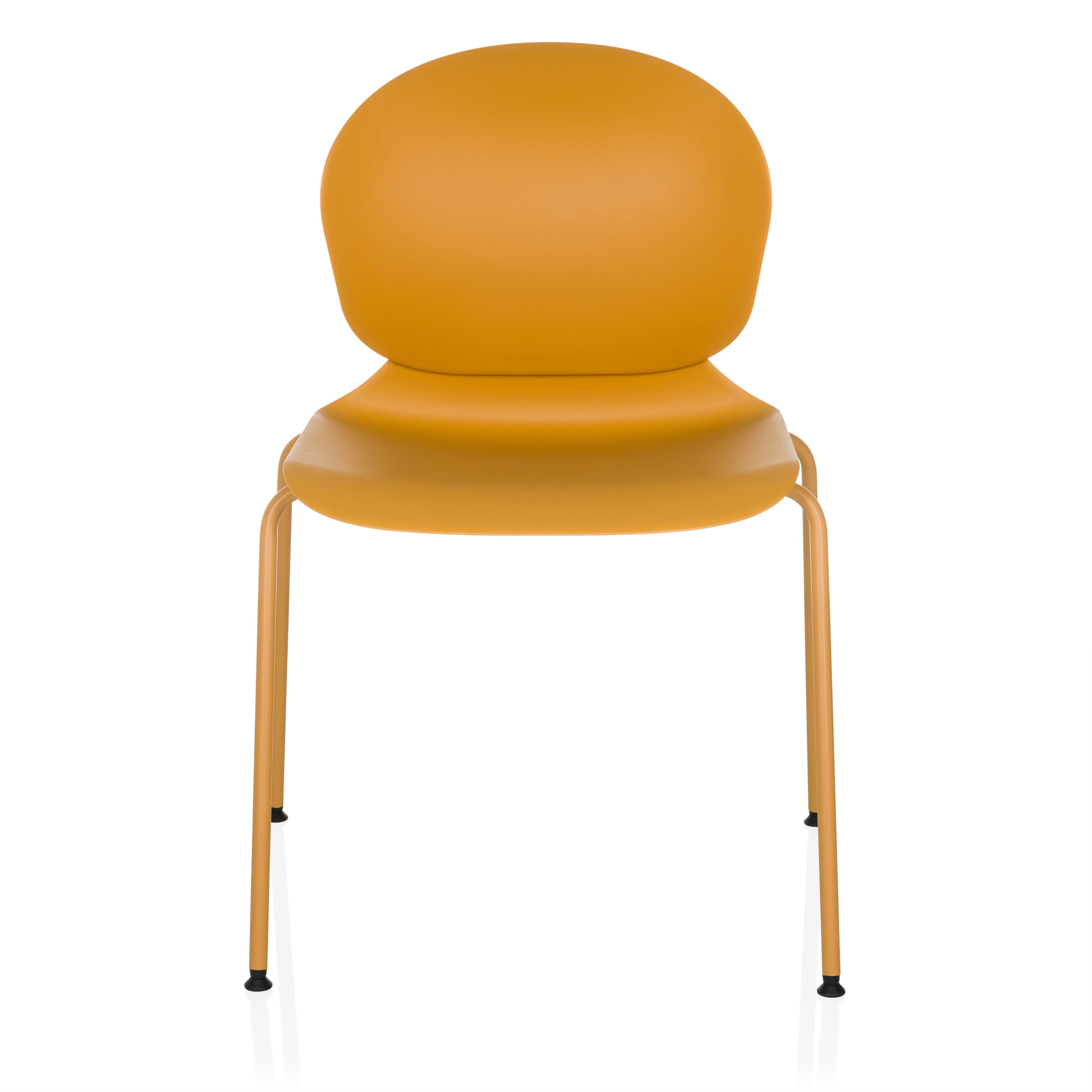 T36 VI Stackable chair plastic Yellow