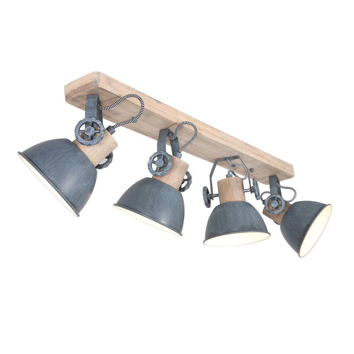 Deckenleuchte Gearwood IV Grau