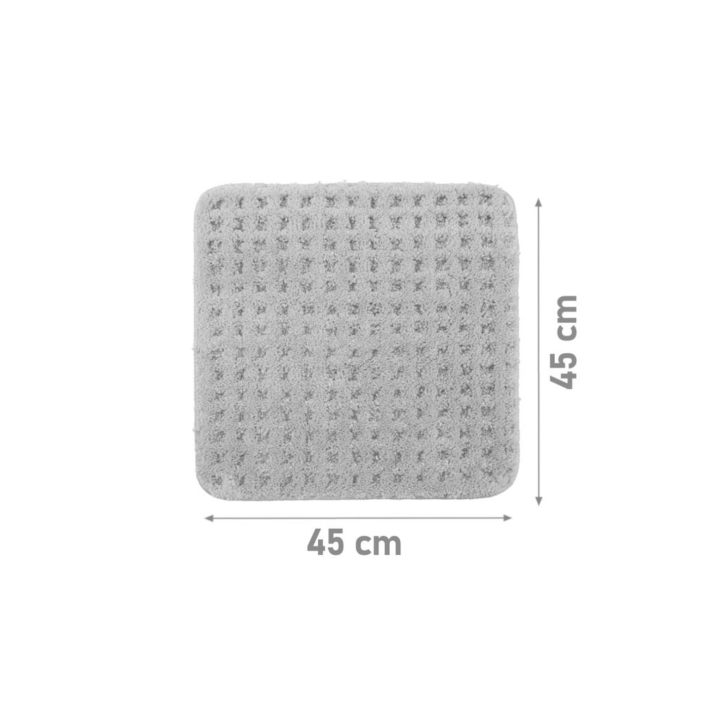 Badematte Microfaser Soft Grau
