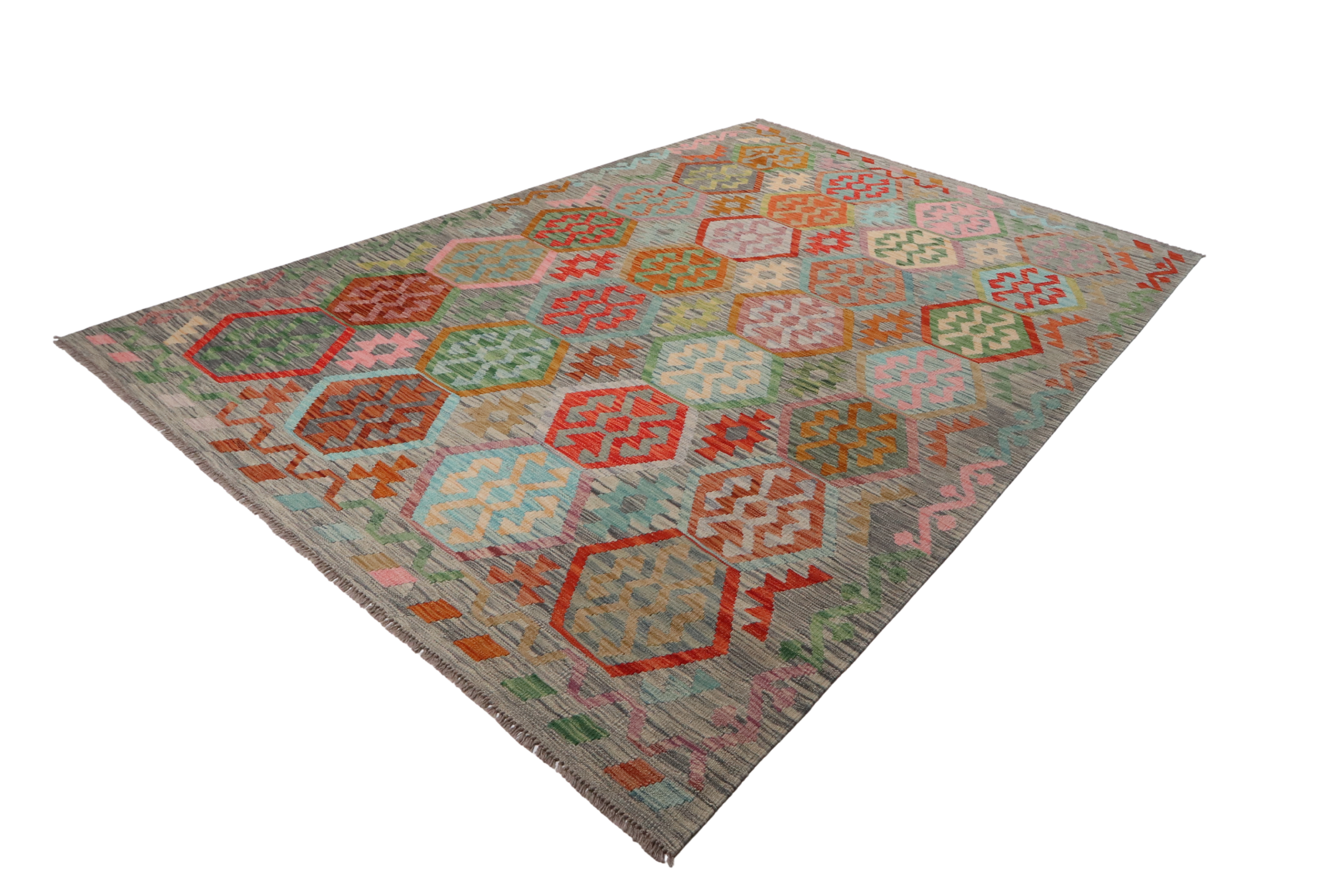 Kilim Sahara Lana Multicolore