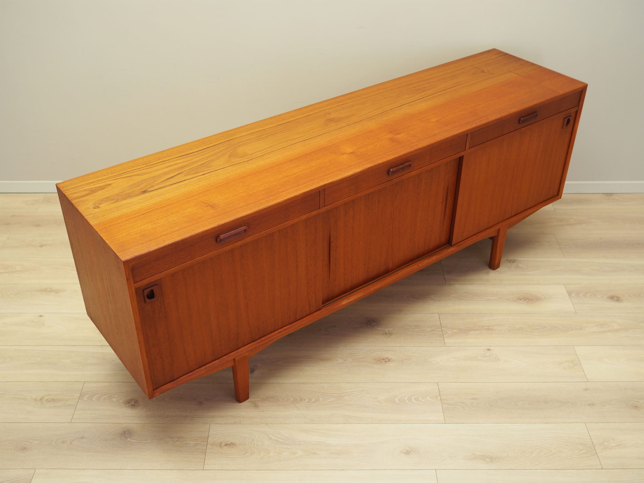 Vintage Sideboard Teakholz Braun 1960er Jahre