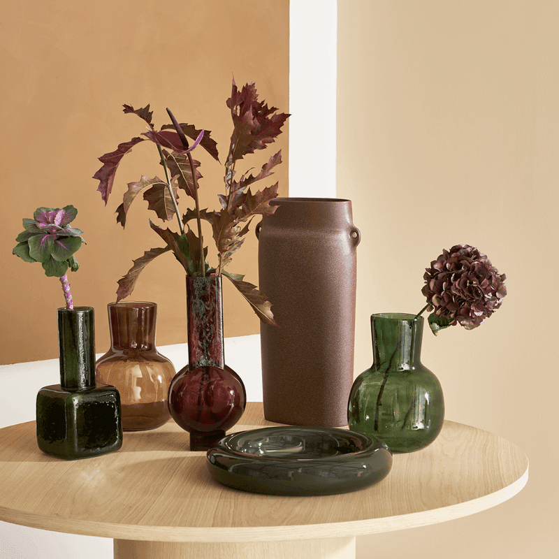 Oreille Vase Keramik Braun