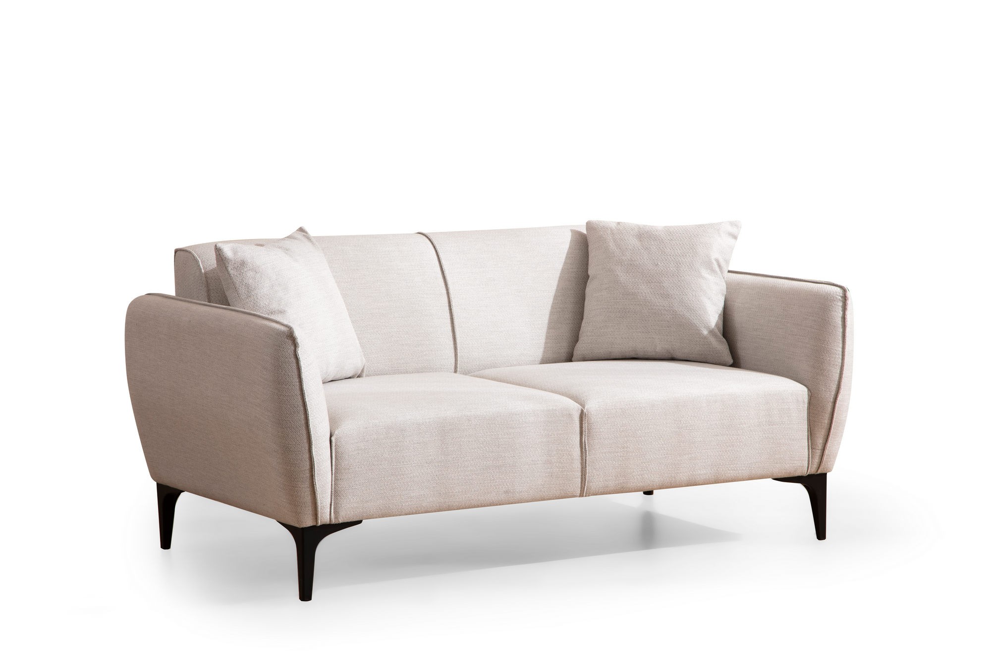 Belissimo 2-Sitzer Sofa Weiß