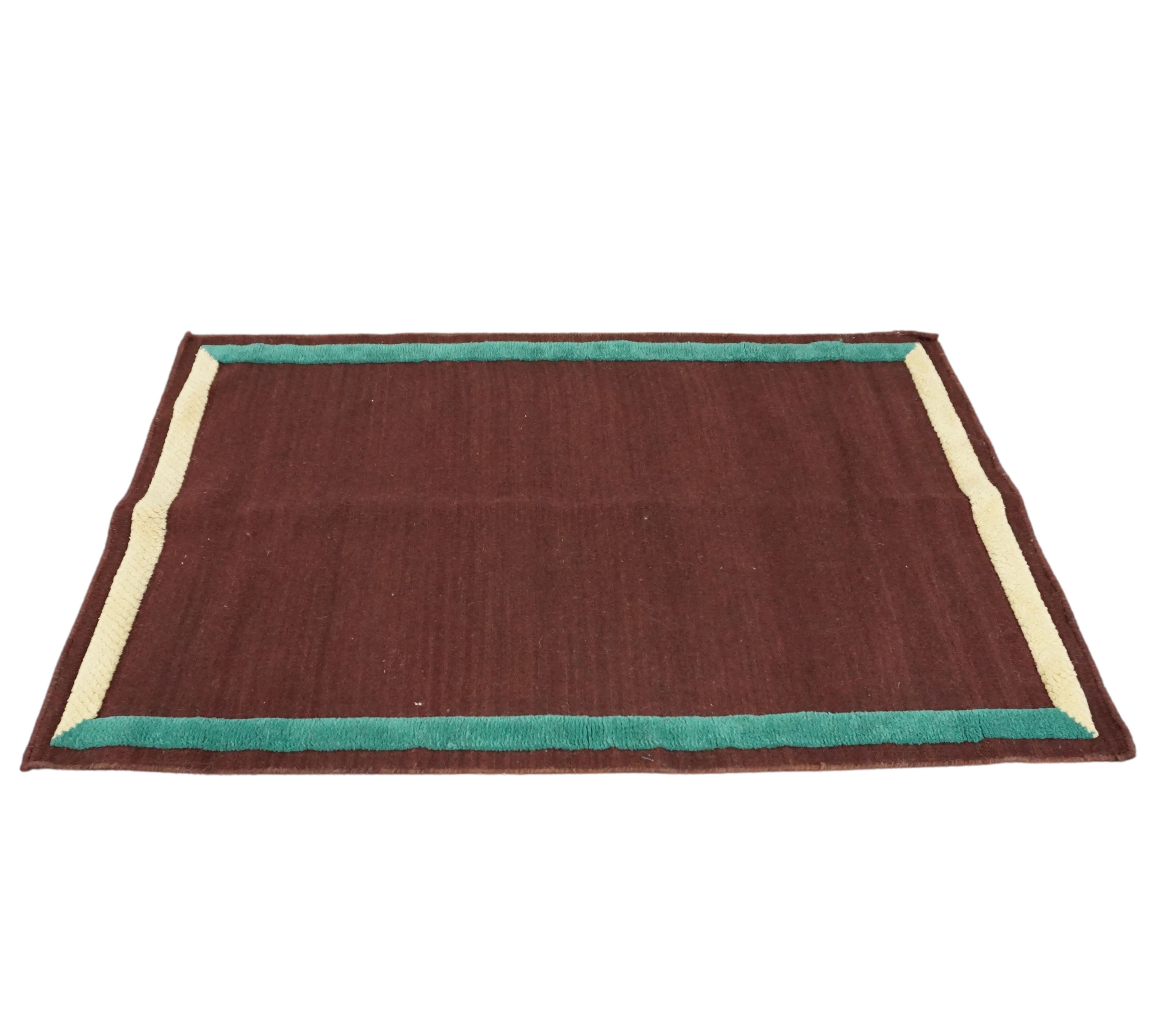 Framed AP13 Teppich Wolle Plum