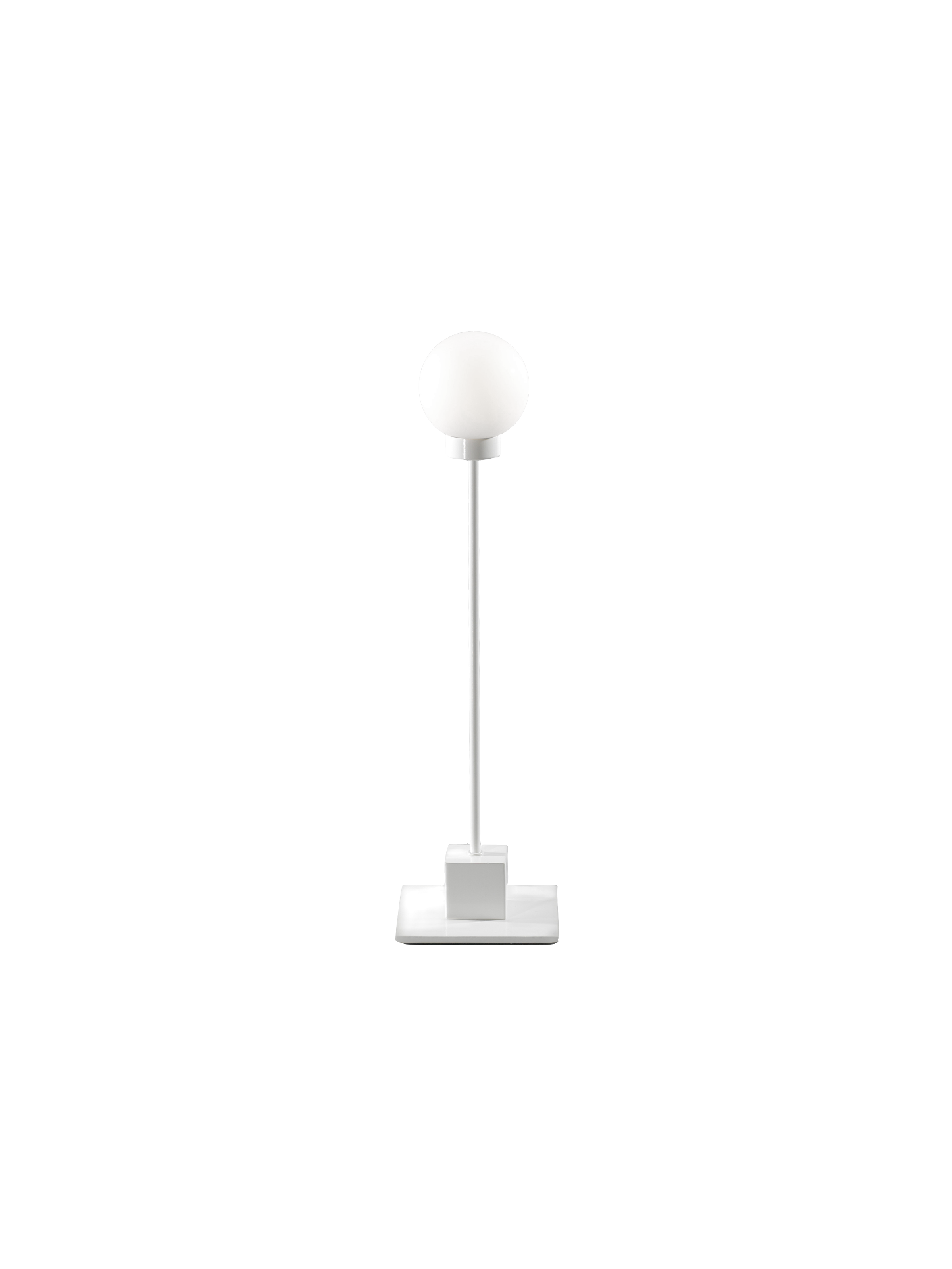 Snowball D8 Tischleuchte Weiß