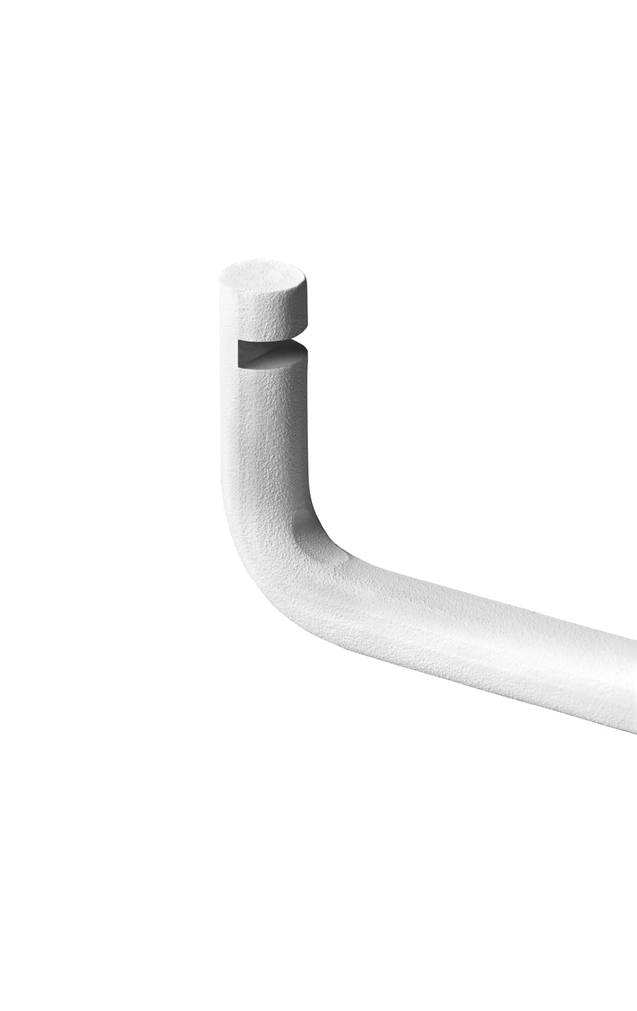 Nivo Regalschiene Stahl Weiß