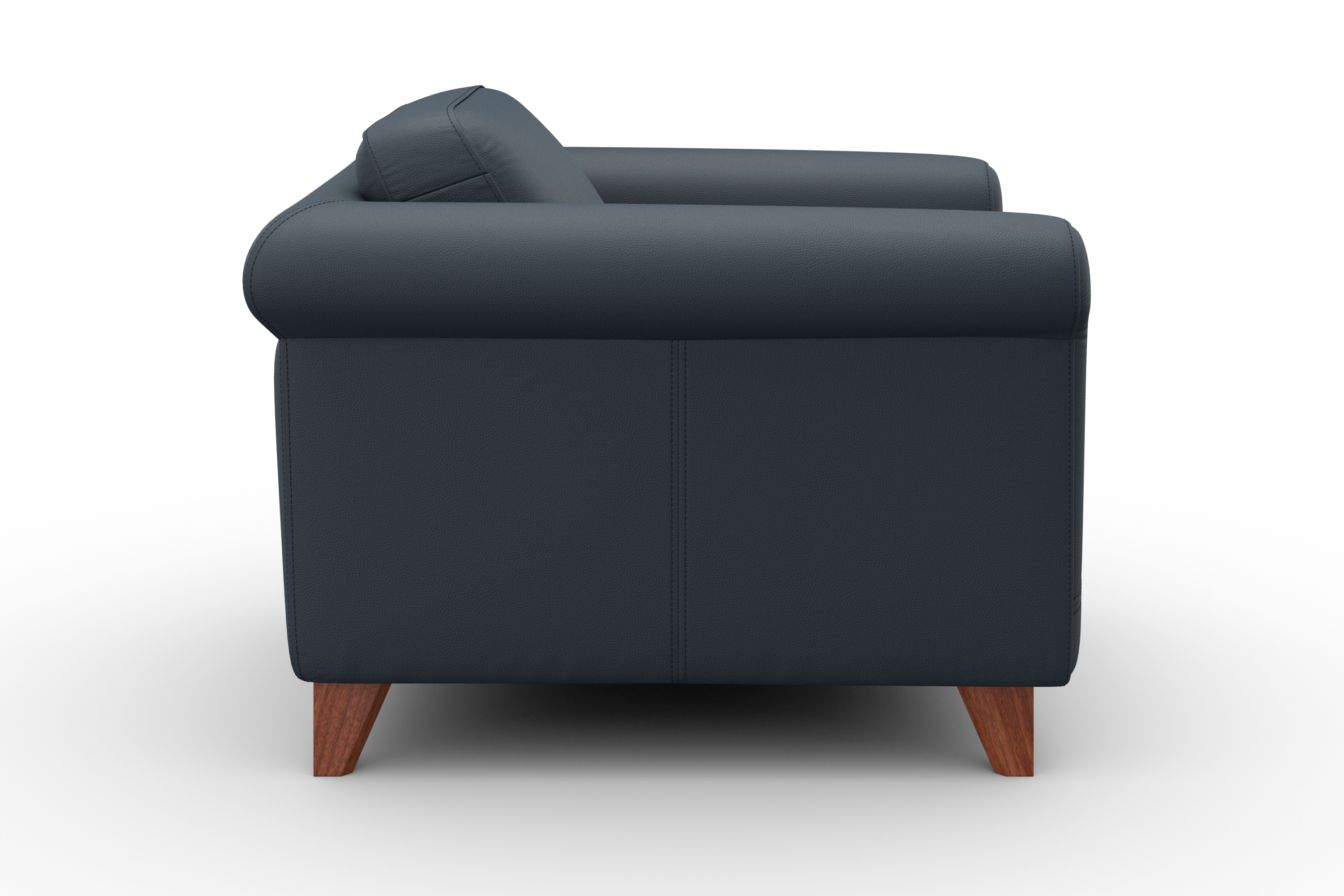 Amadeo Sessel Leder Blau