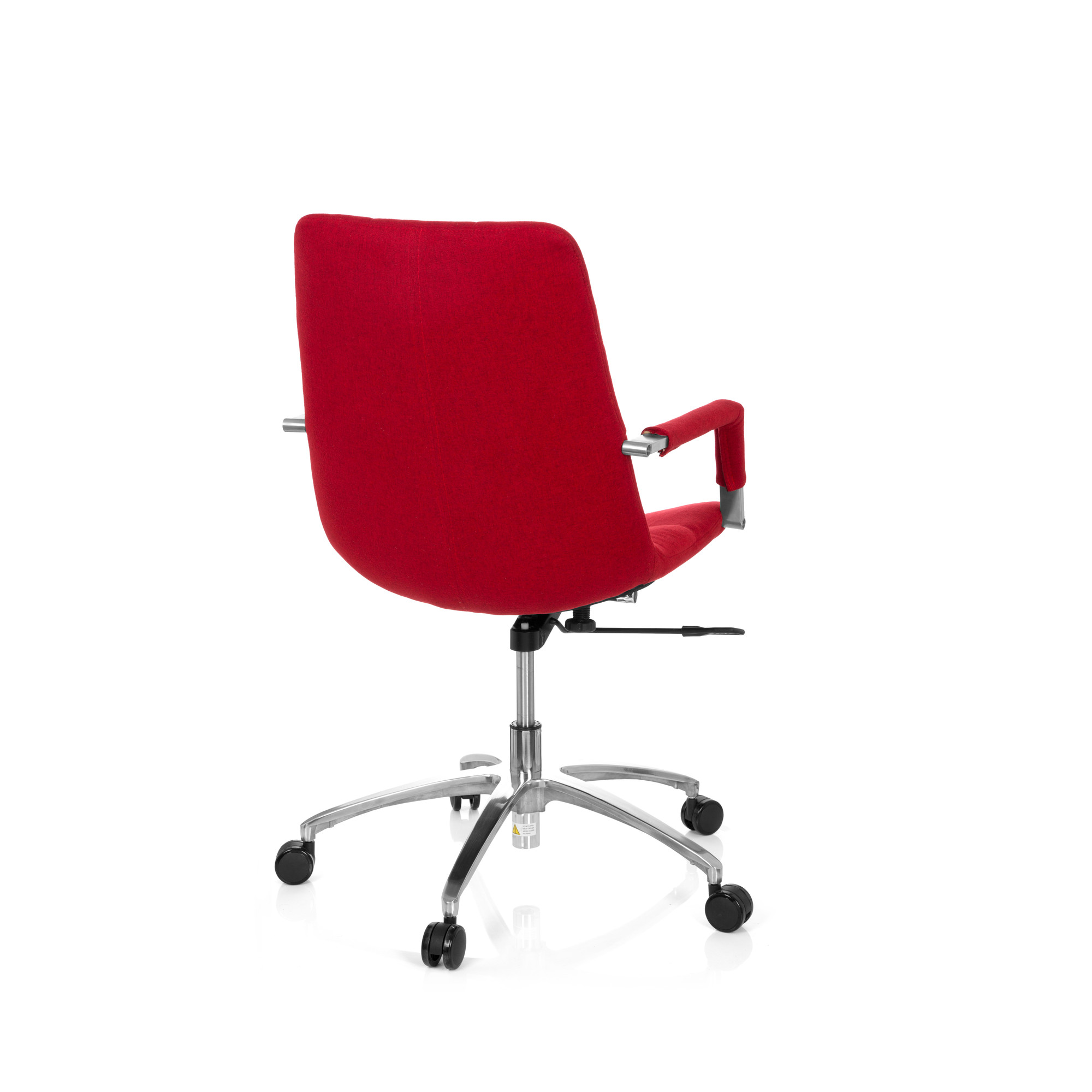 SARANTO Office chair with casters Fabric Red