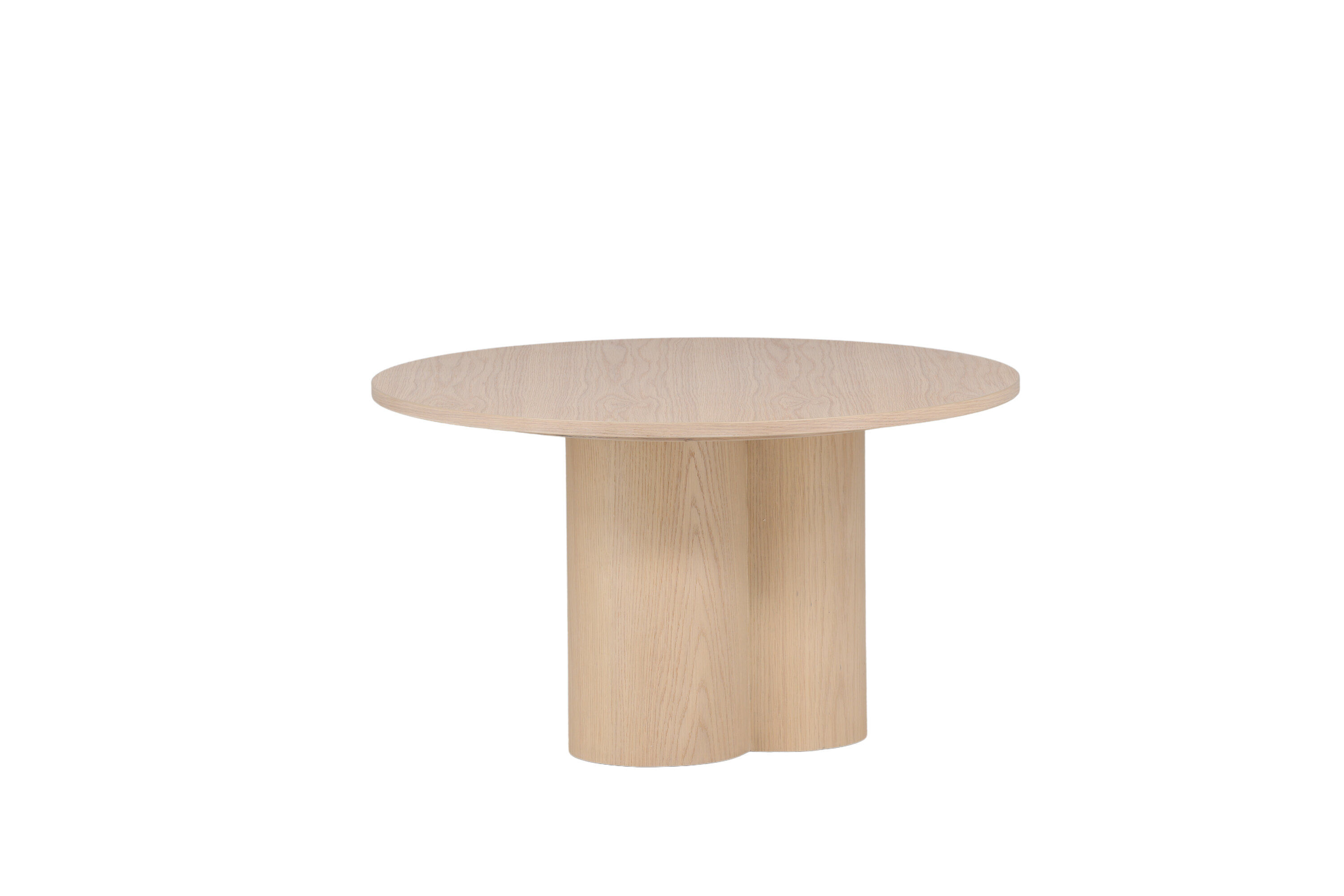 Olivia Couchtisch MDF Weiß  Ø80cm