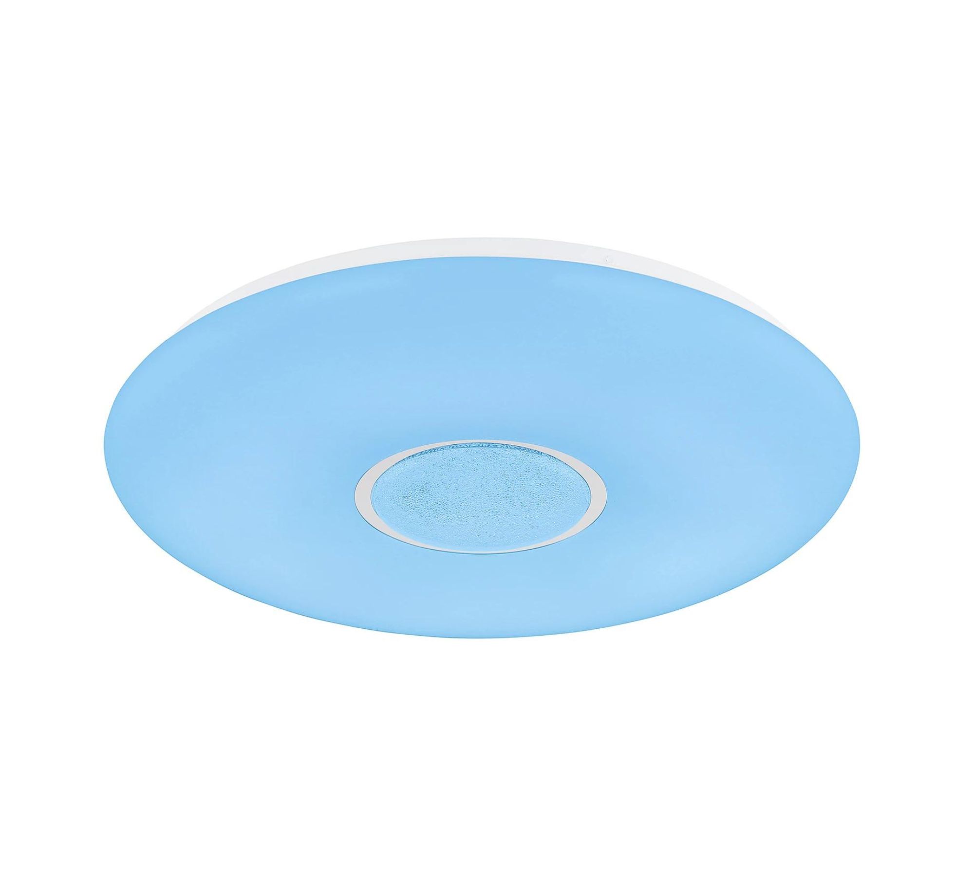 LED Deckenleuchte 1-flammig Glas Metall Weiß