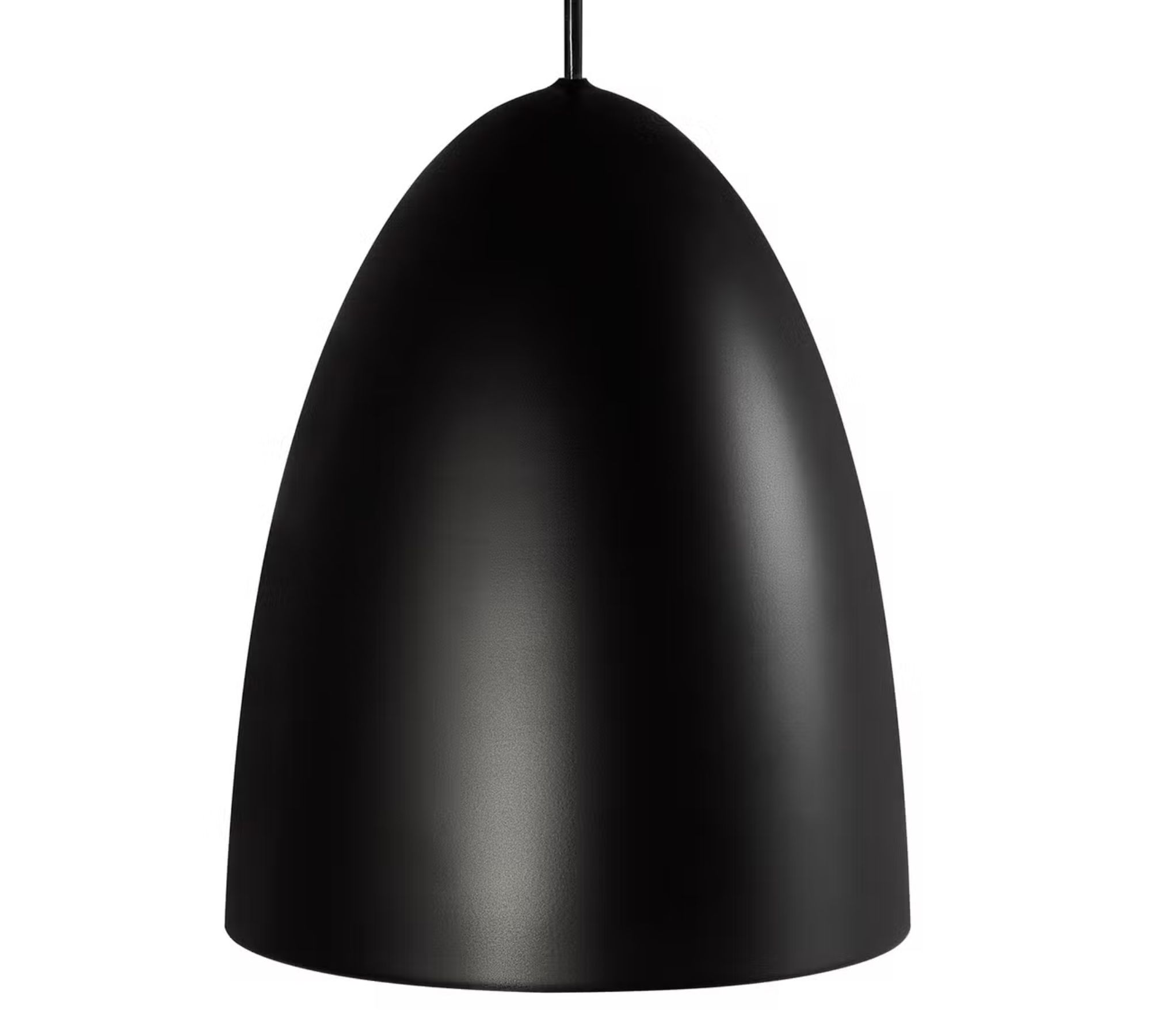 Pendant lamp 1-light steel black