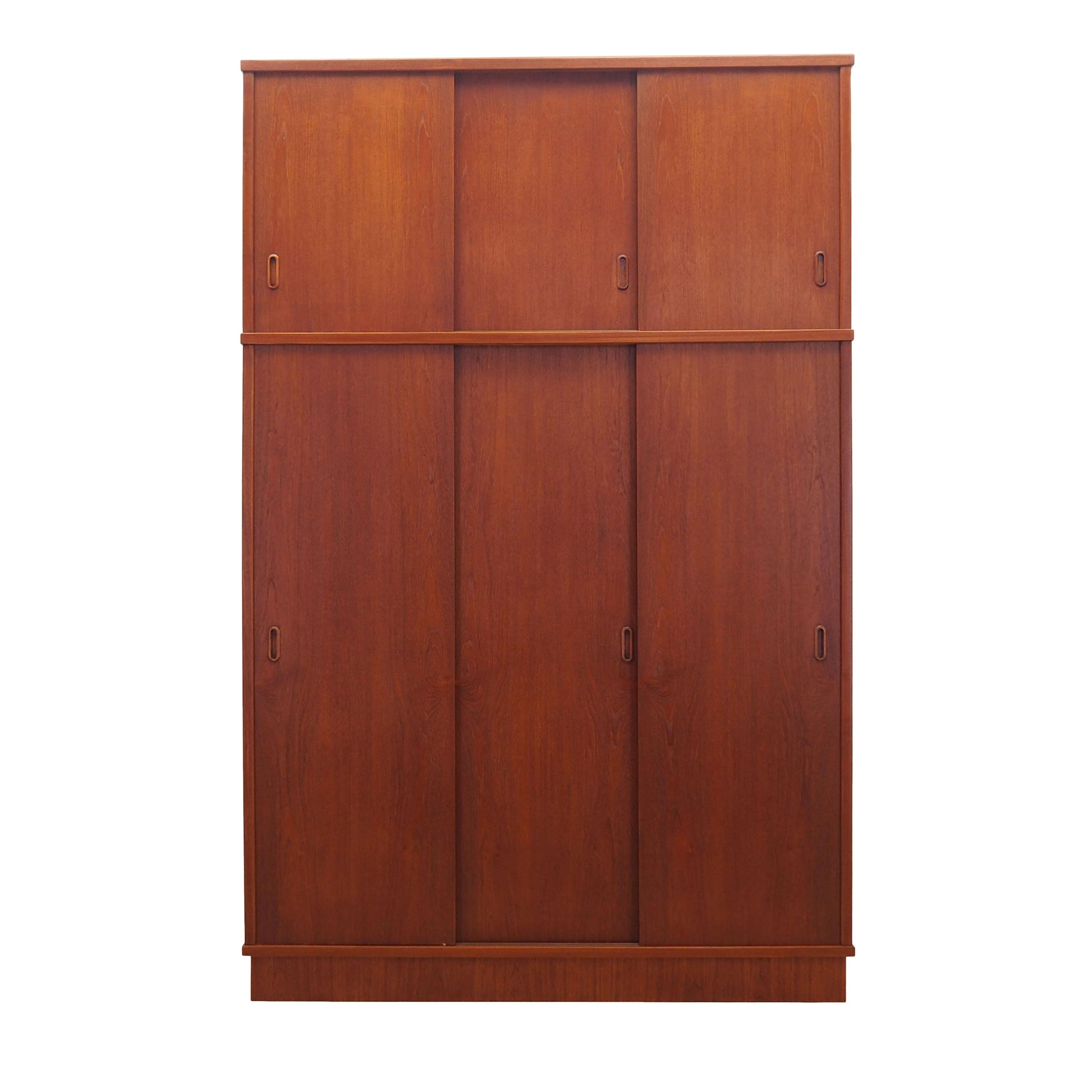 Kleiderschrank Teakholz 1970er Jahre