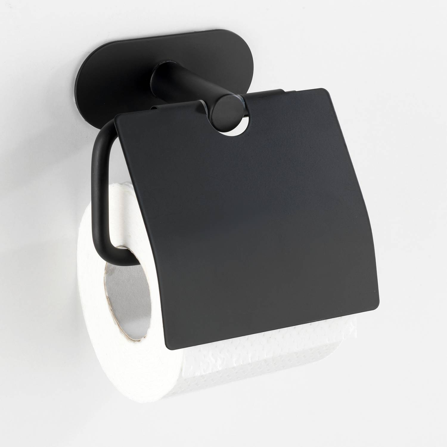 Toilettenpapierhalter Orea Edelstahl Schwarz