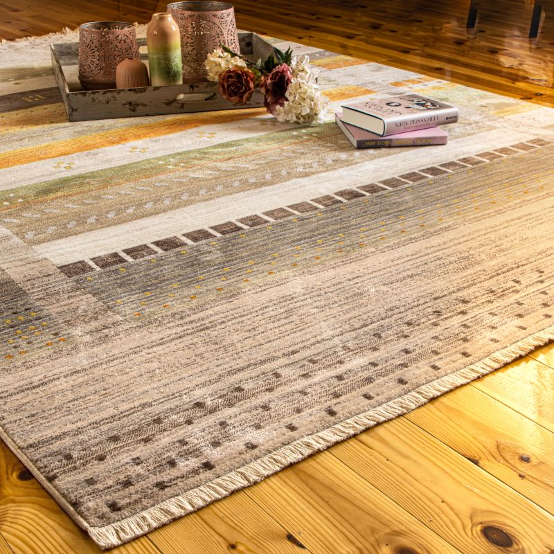 Laos Teppich Mehrfarbig 160 x 230 cm